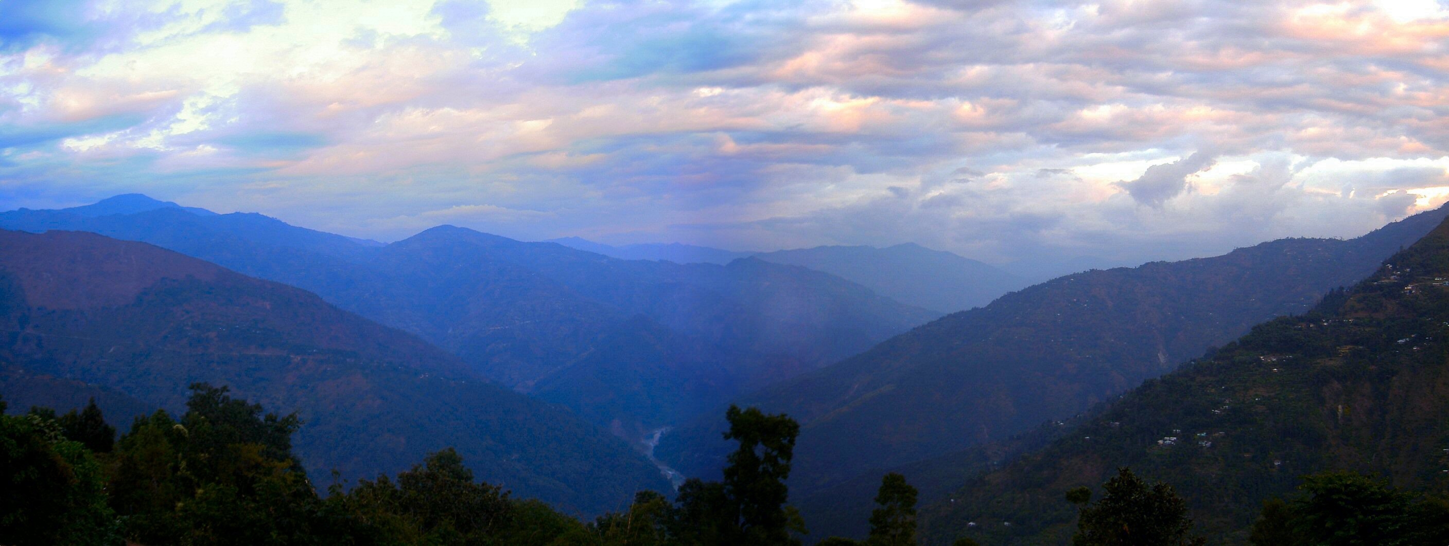 View of Kalimpong hill station