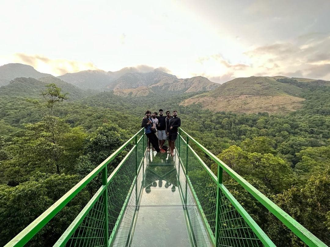  The 900 Kandi Glass Bridge, Wayanad