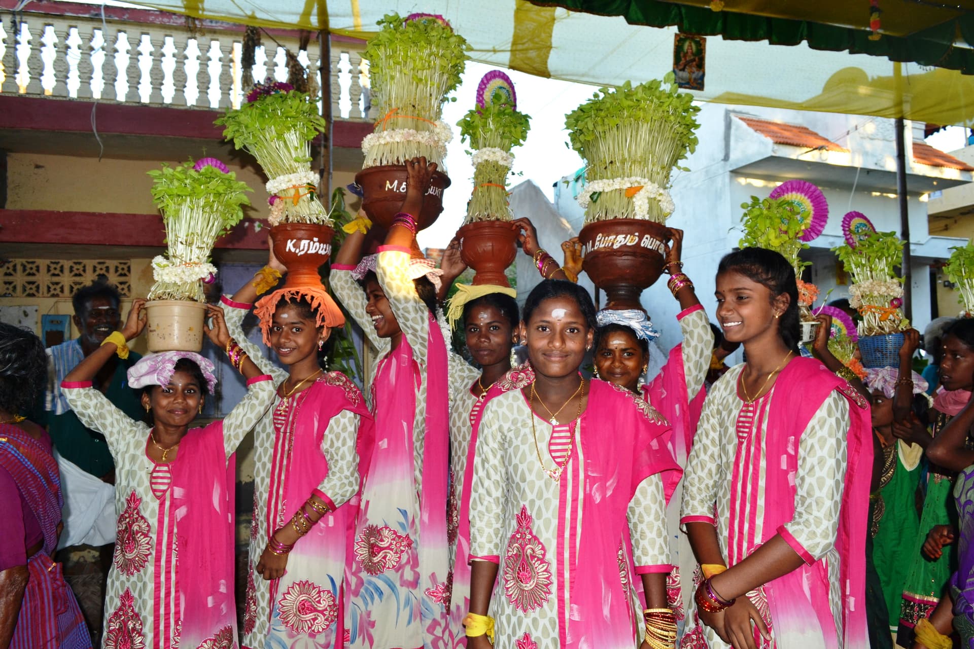 Women celebrating festival - Kodai Vizha