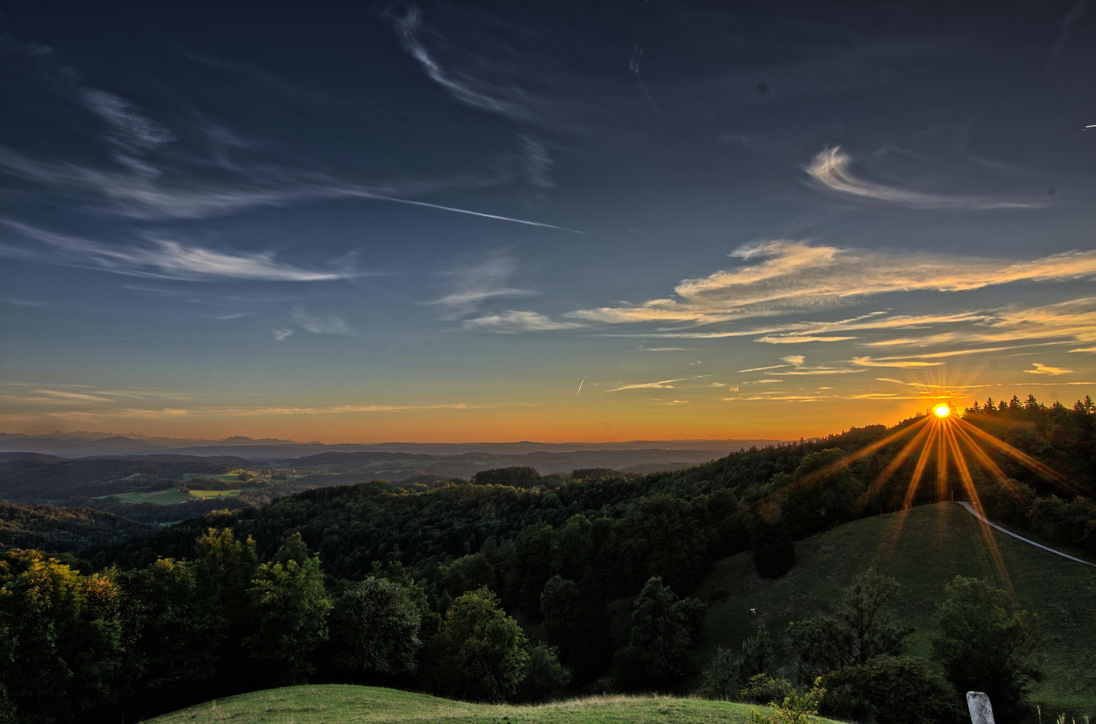 Sunrise photograph from Kodaikanal hills