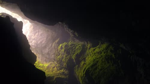 View of Guna Cave in Kodaikanal