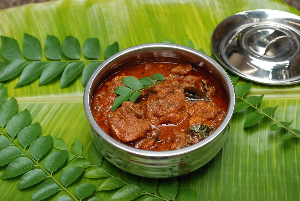 The special Kerala style Chicken Curry