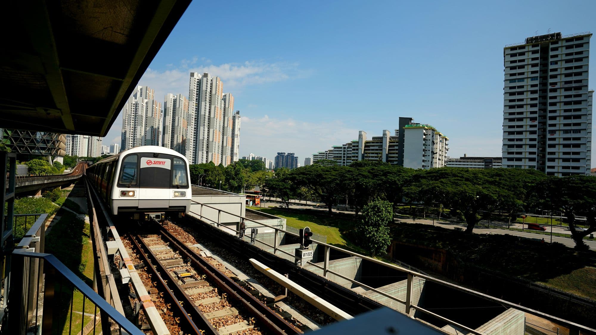 MRT line in Bangkok