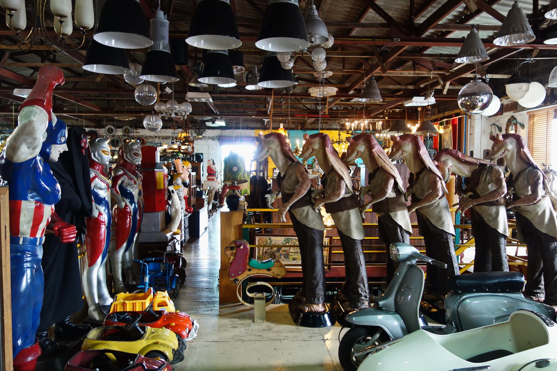 Interior view of the shop