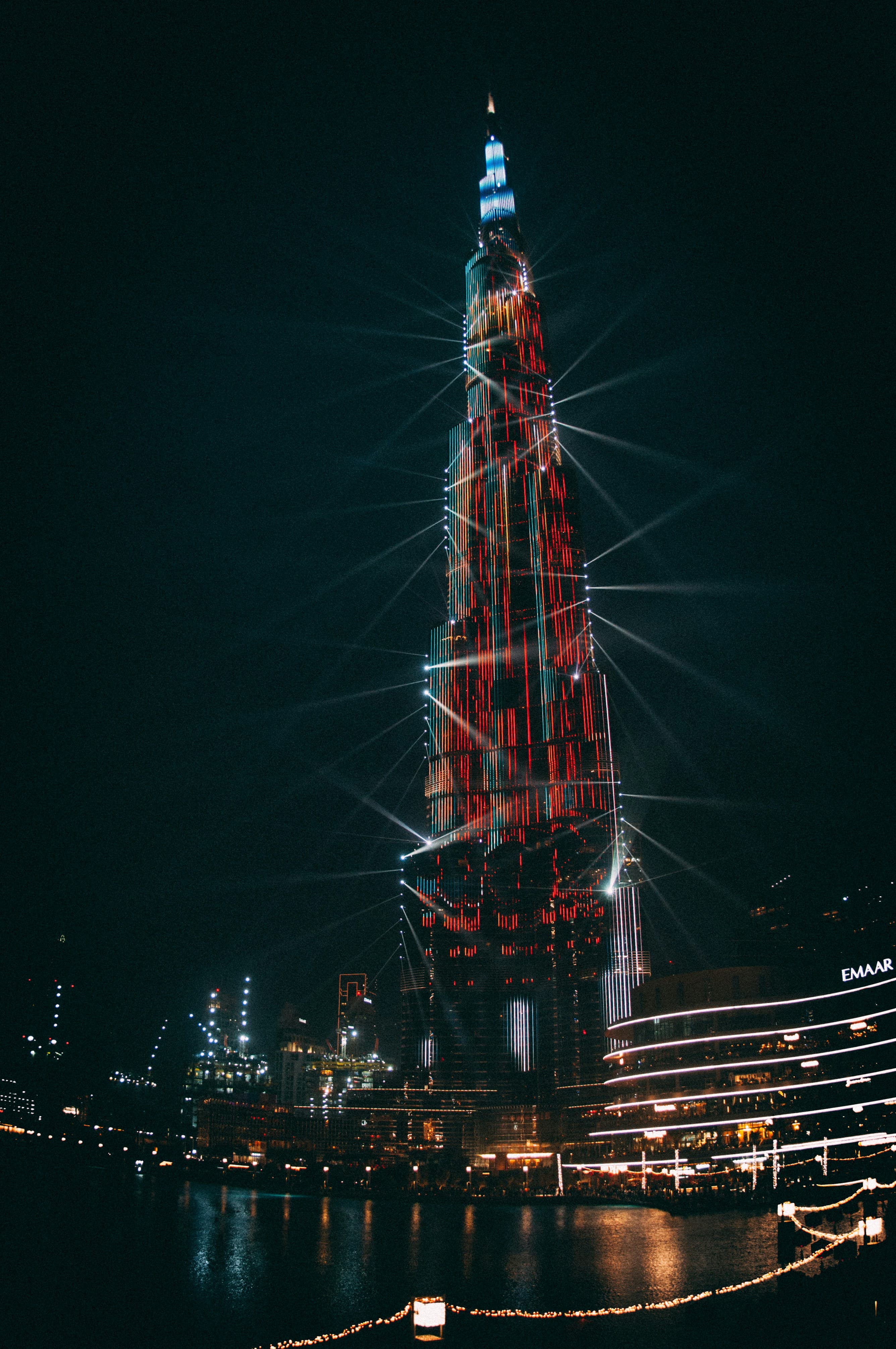 Burj Khalifa at night