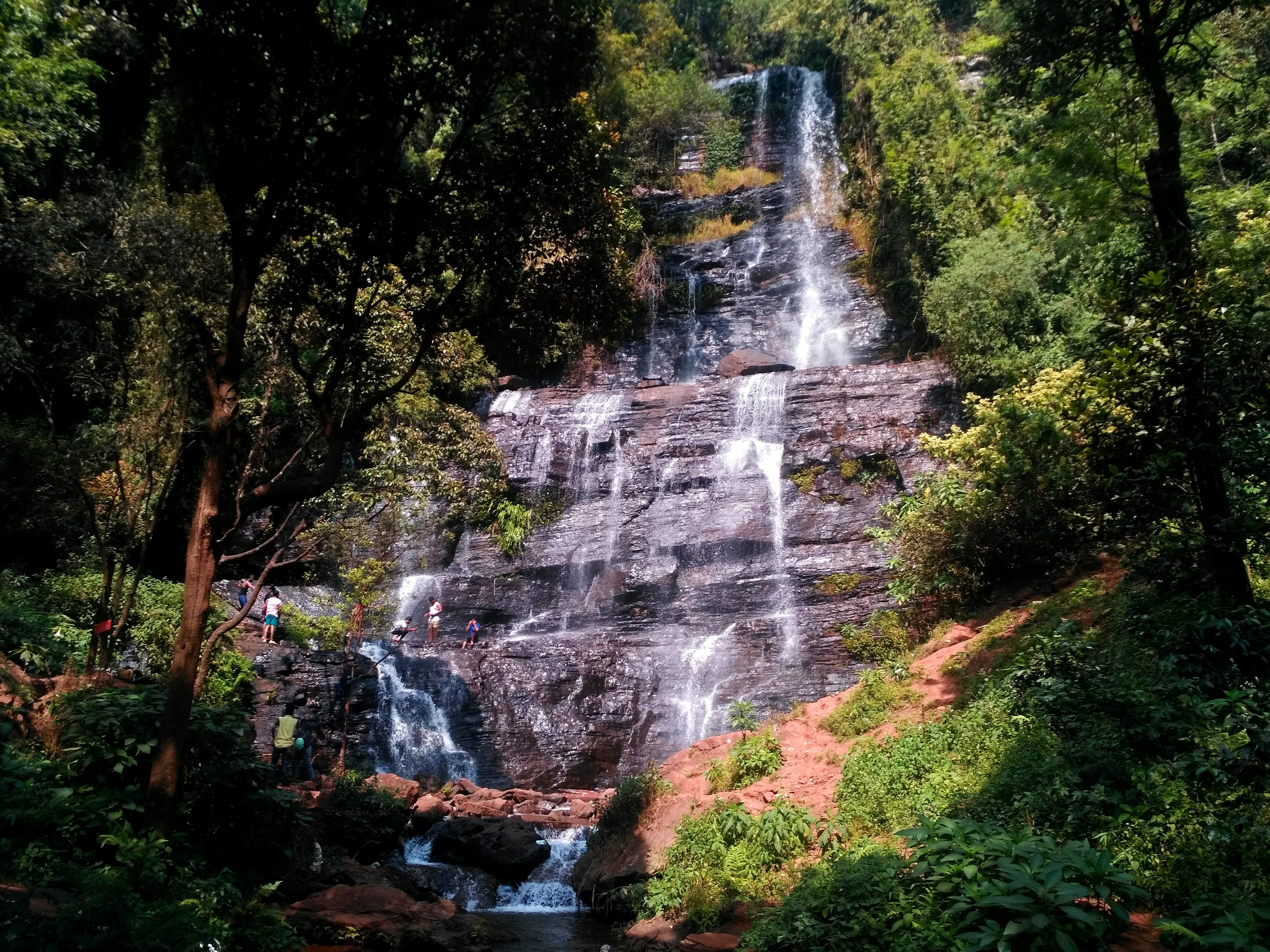A view of Jhari Waterfalls, Chikmagalur