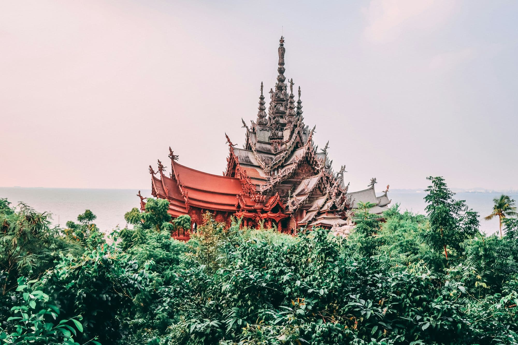 A famous temple in Pattaya