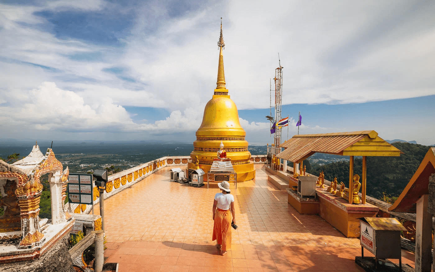 view of the temple from above