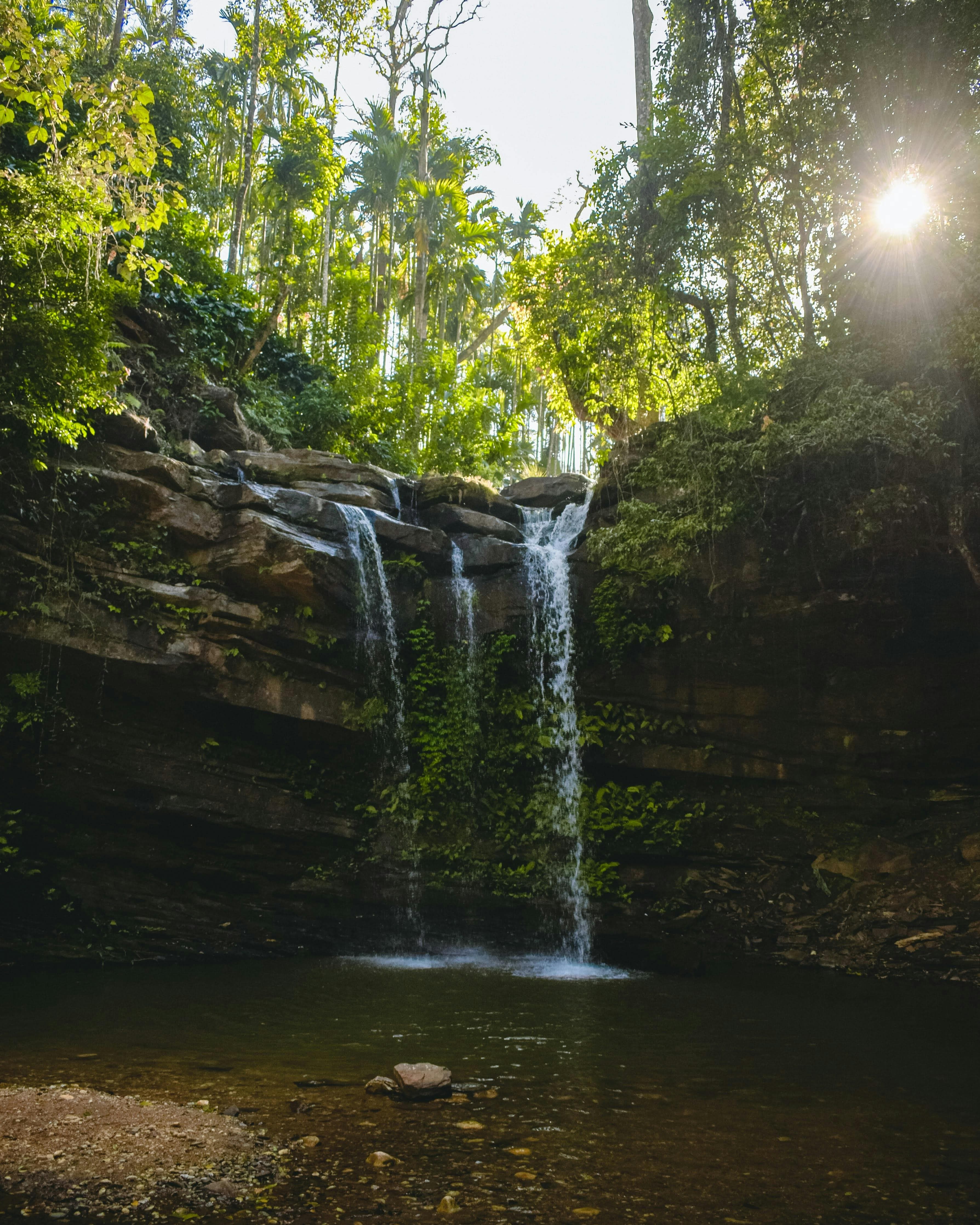  A view of the Soormane Falls, Chikmagalur