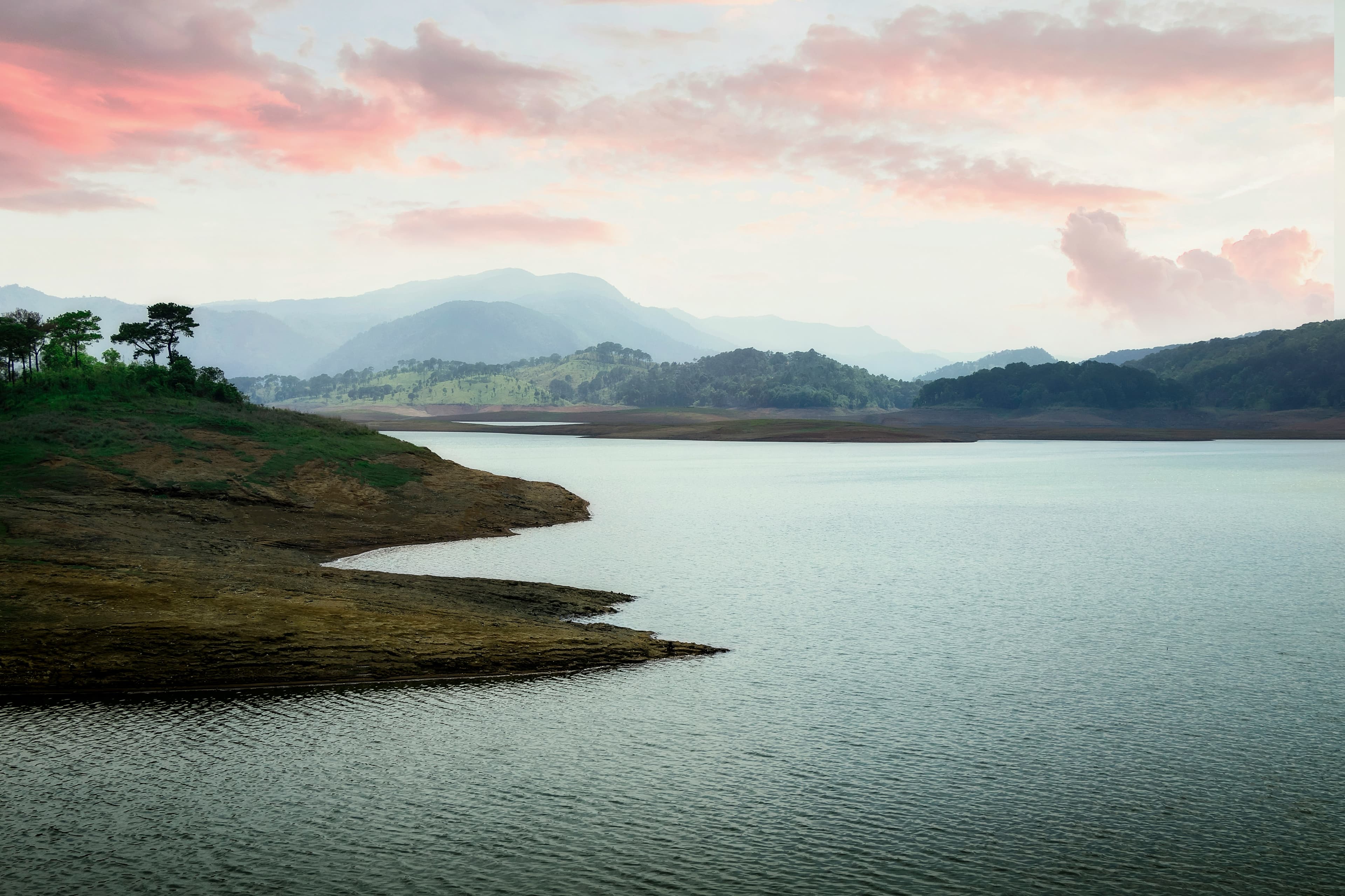 Umiam lake in Meghalaya