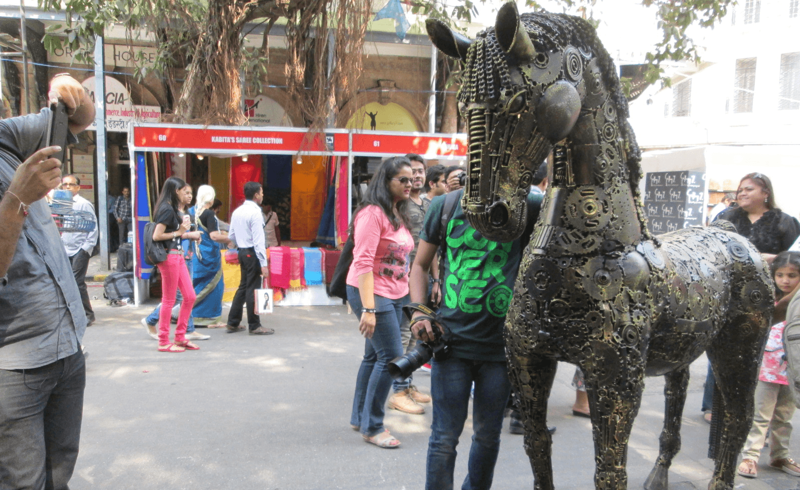 The Kala Ghoda road