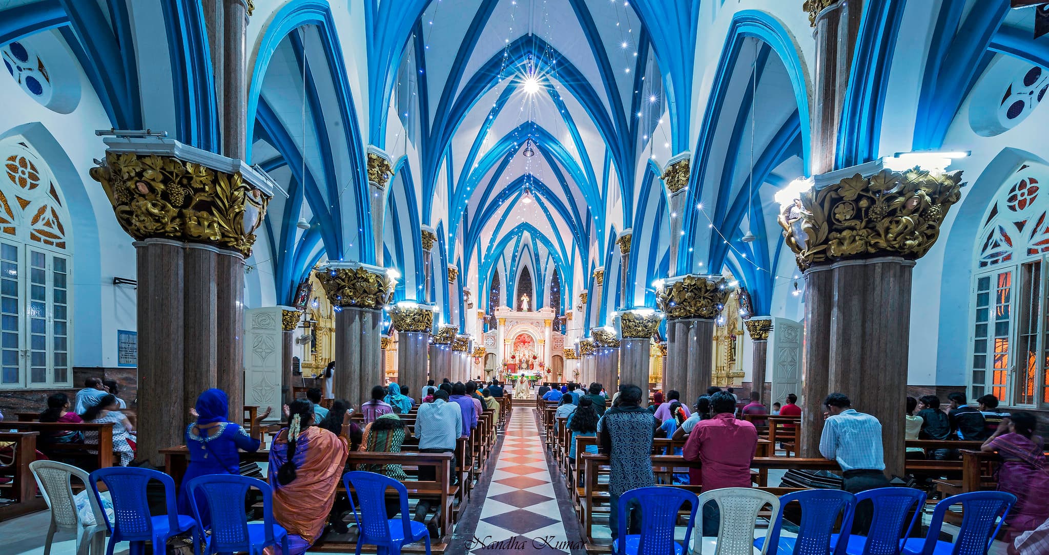 Inside the St Mary's Chruch