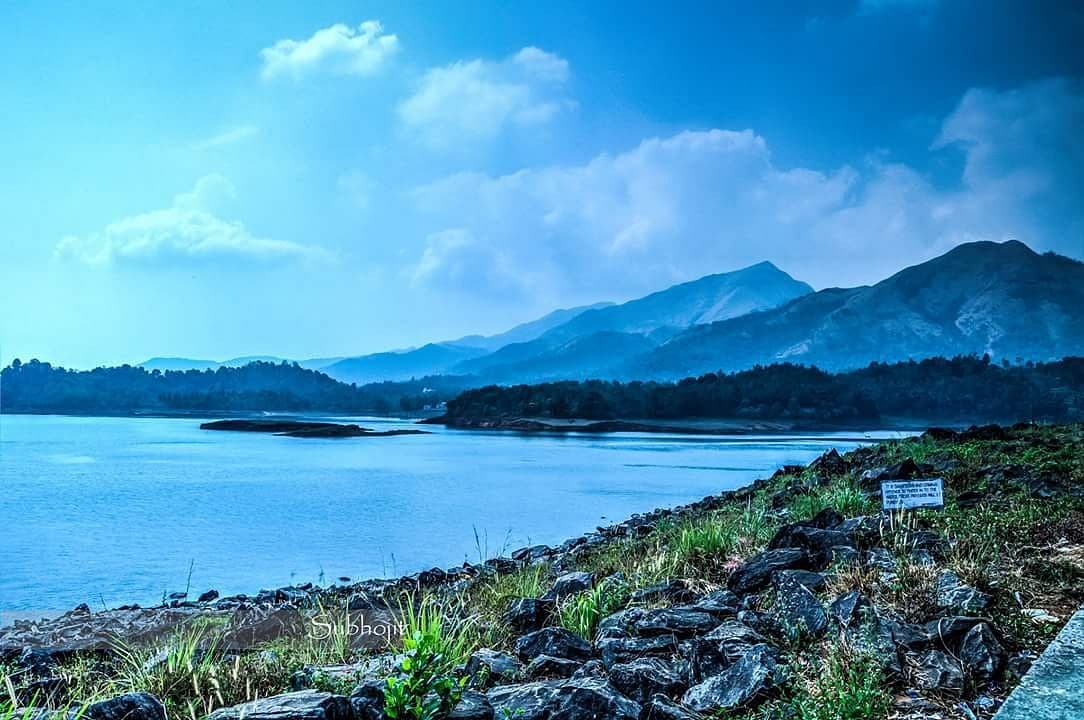 Serene waters of Banasura Sagar Dam