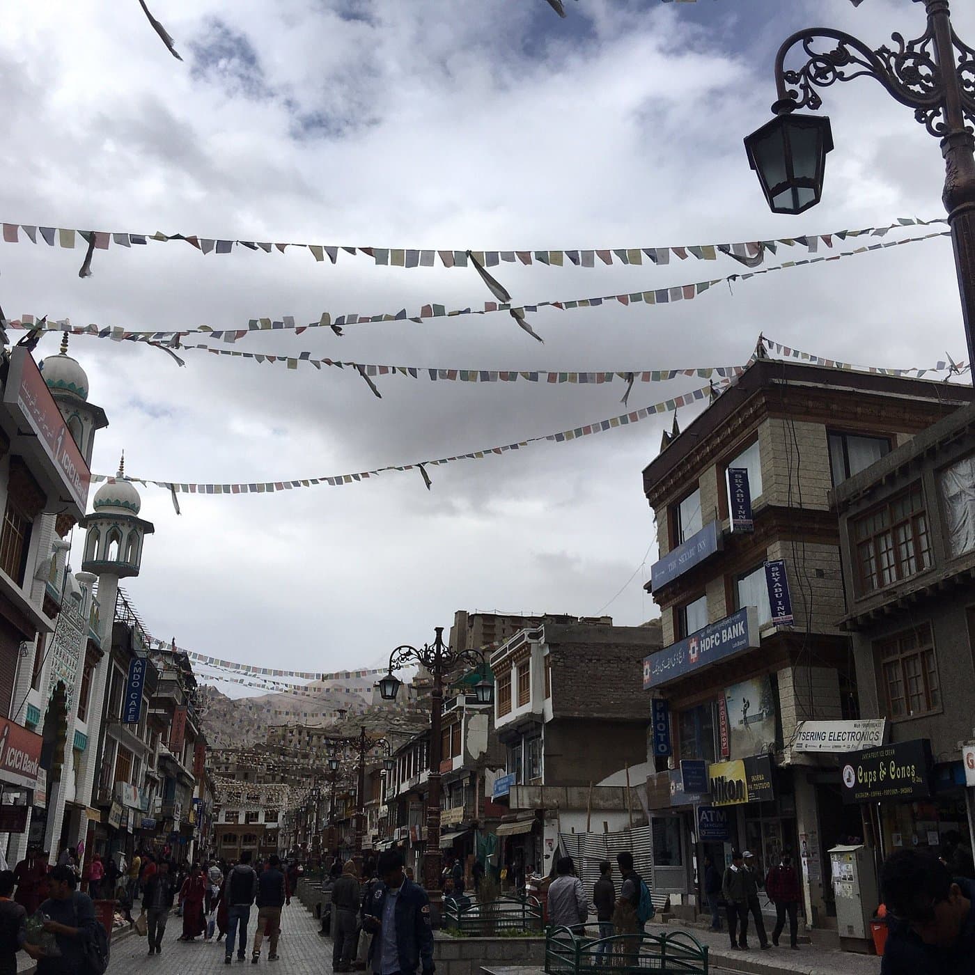 Leh Ladakh market view