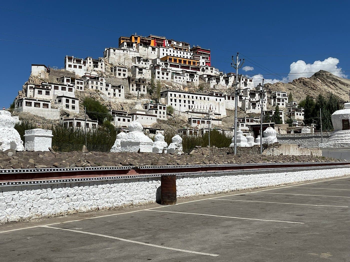 Thiksey Monastery outside view