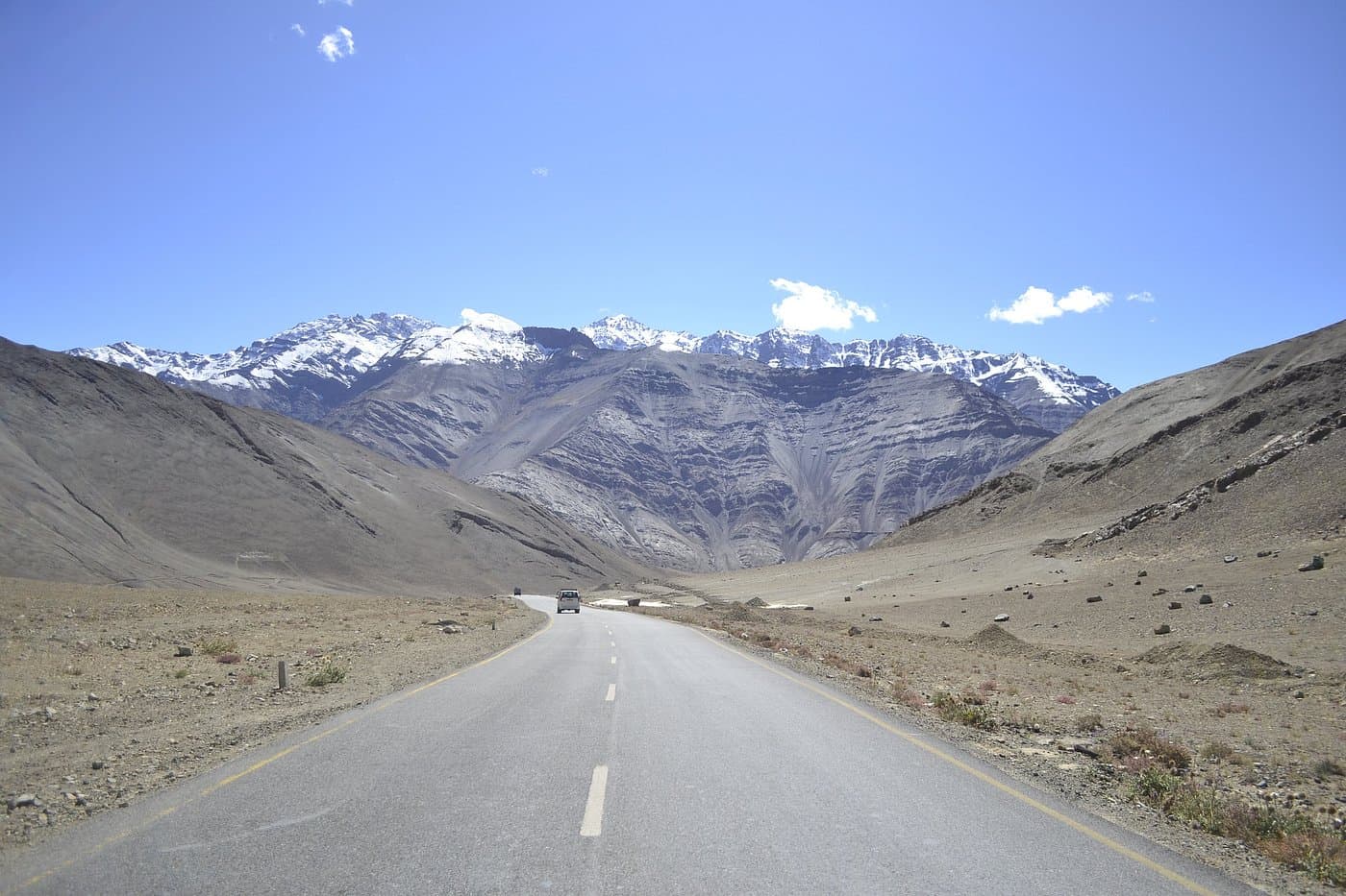 Magnetic hills in summer