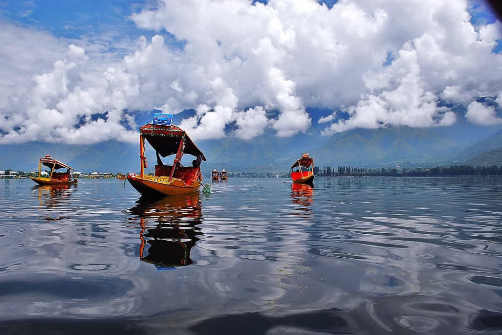 Dal Lake boats 