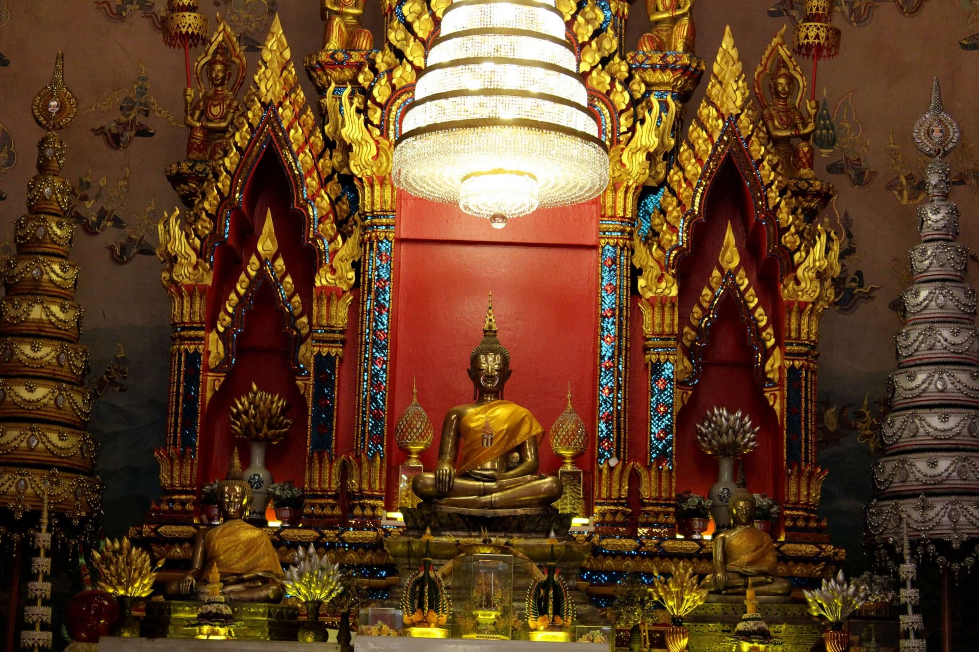 View inside the temple