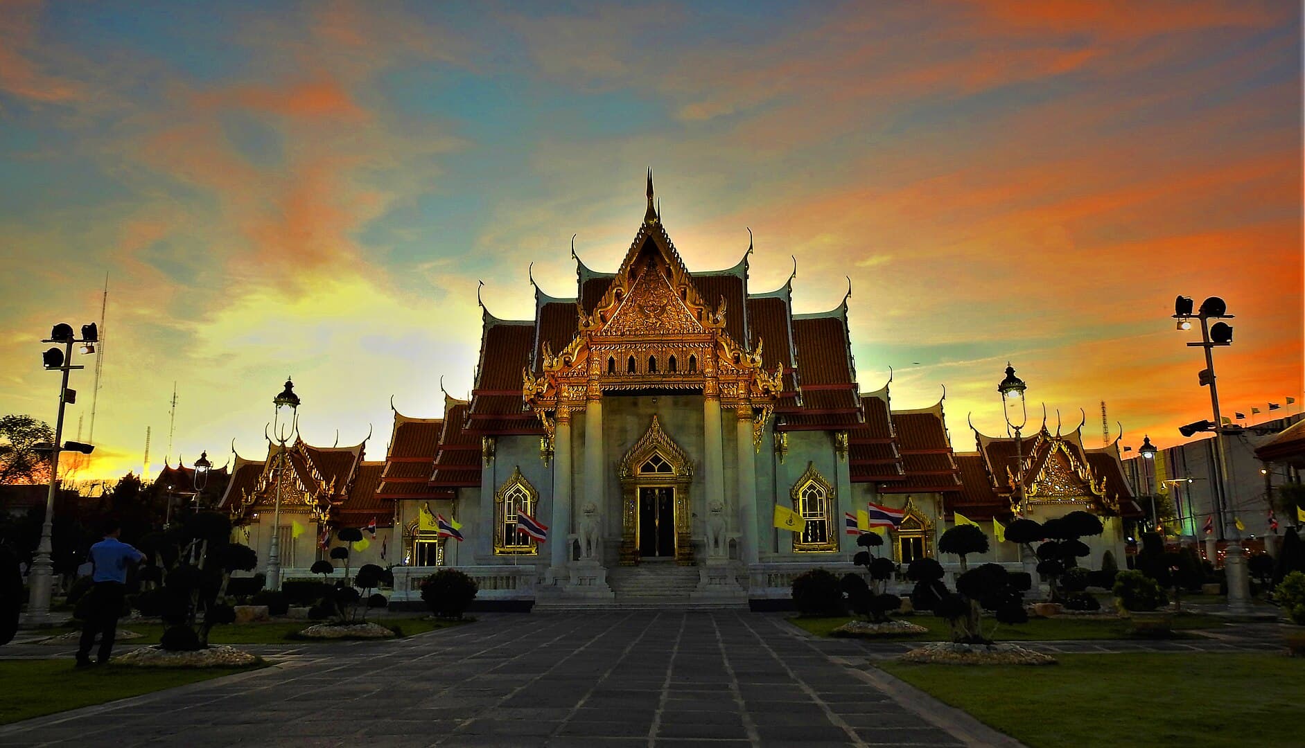 Temple at dawn