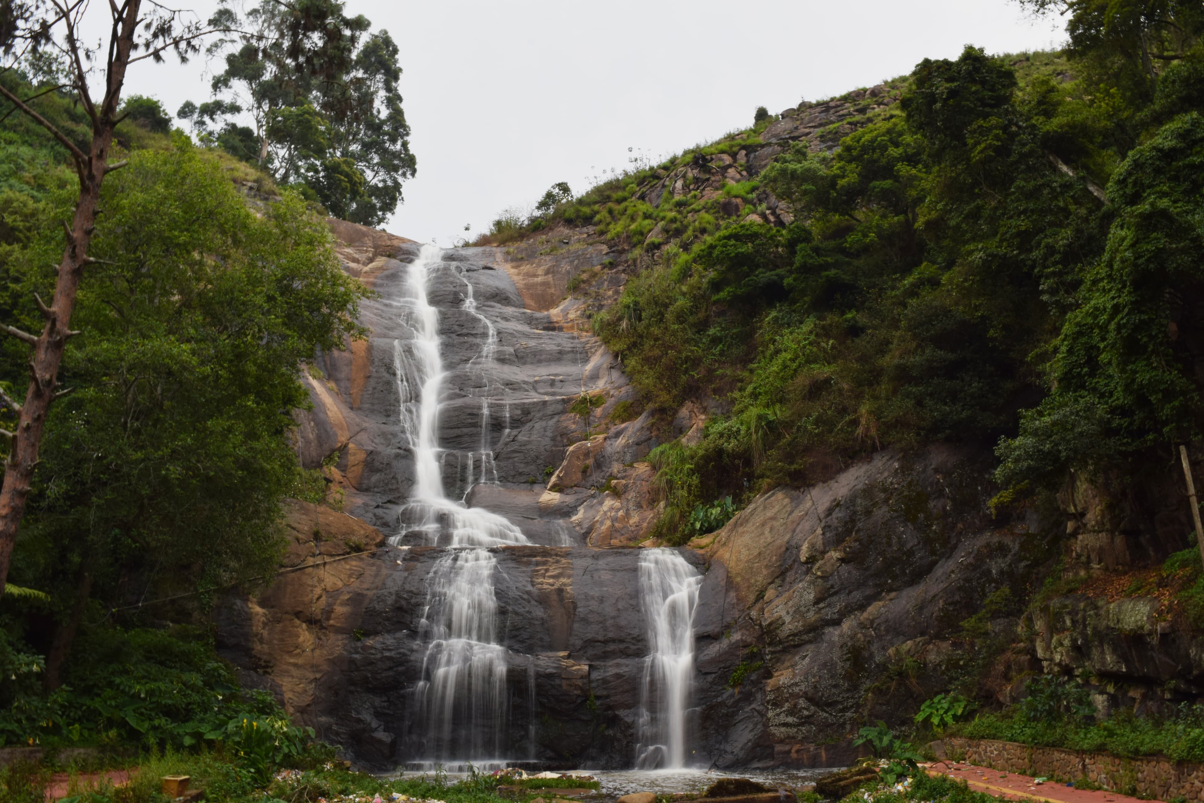 View of silver cascade falls