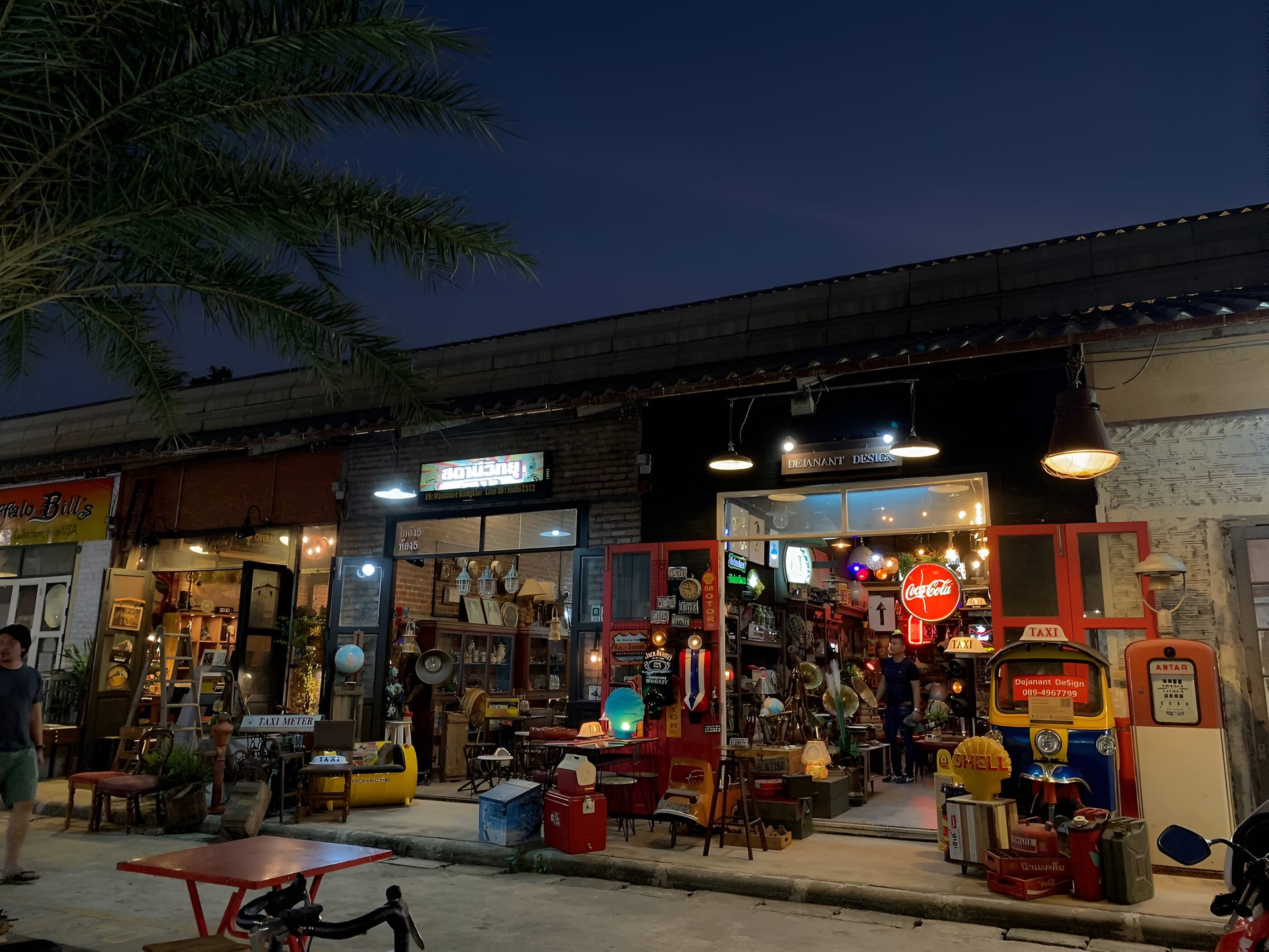 local shops at the market