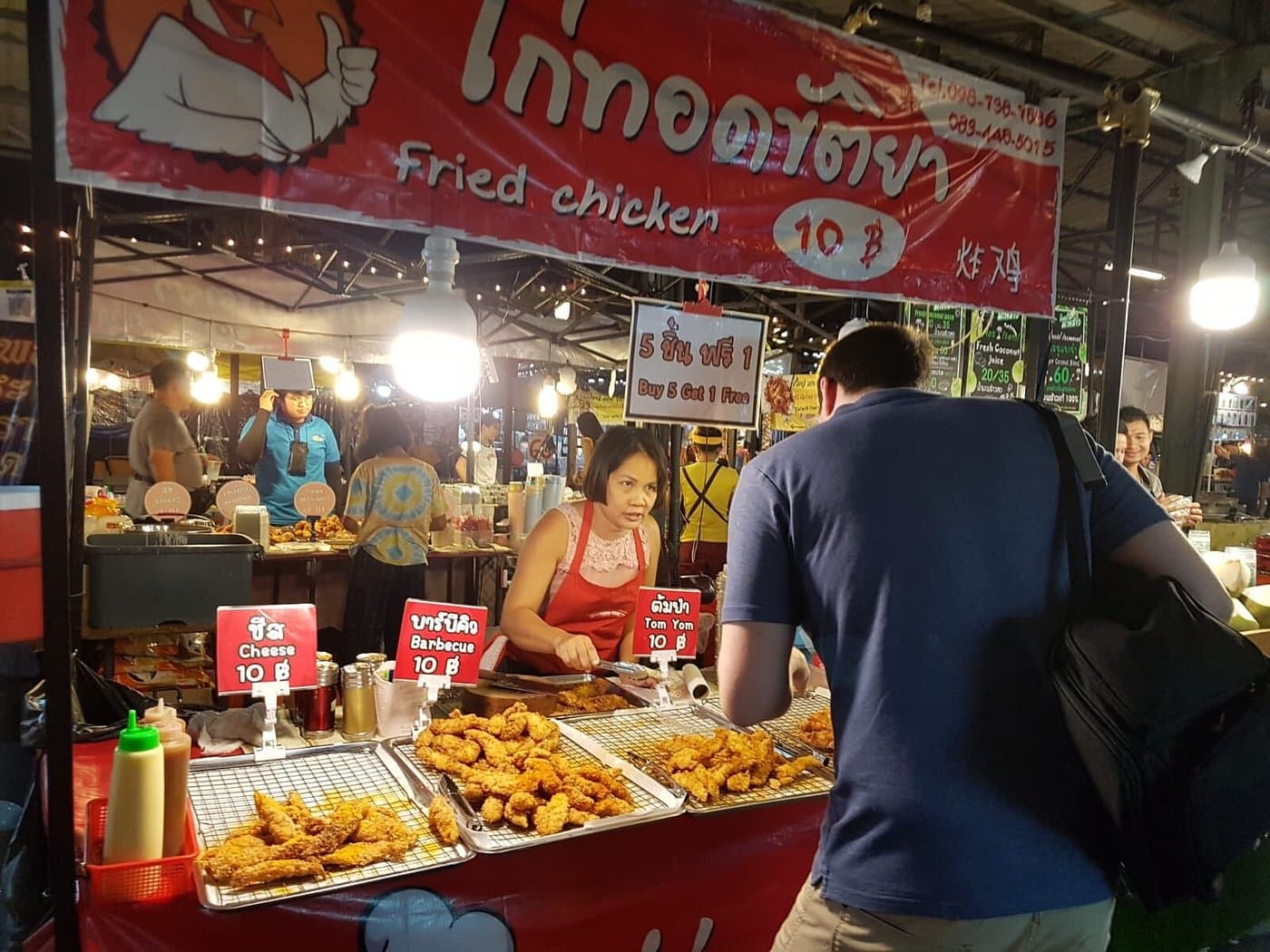 street food stall in the market