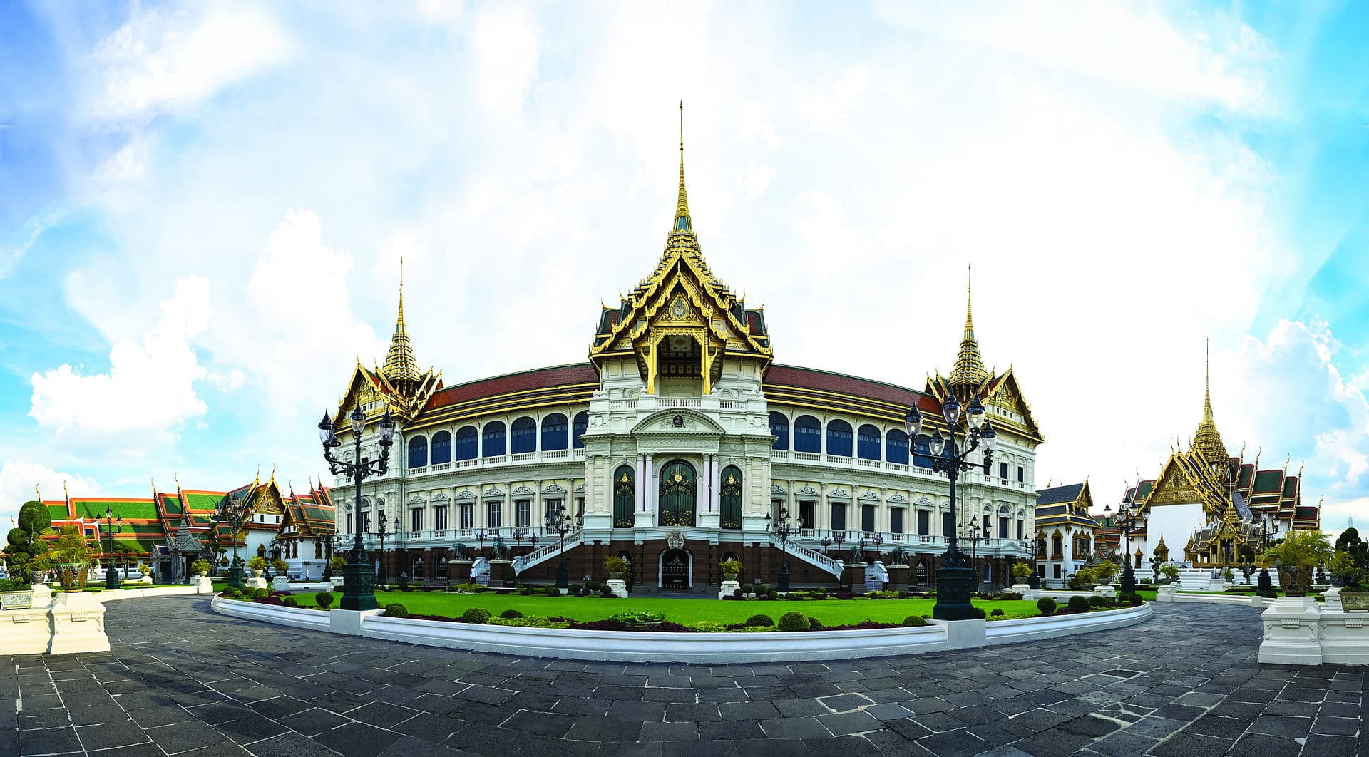 Exterior view of the palace