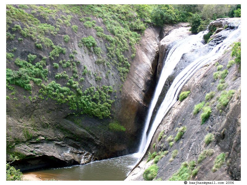 View of Vattakanal Falls