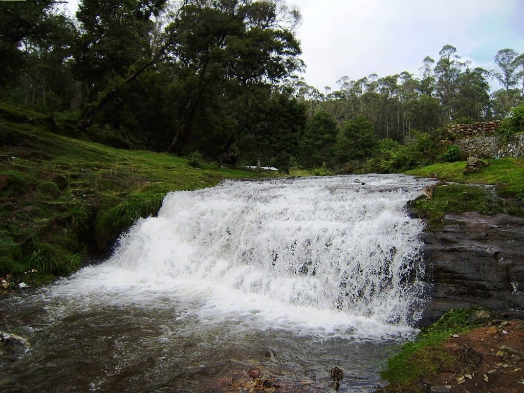 View of Vattakanal Falls