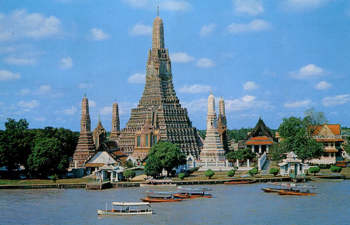 Chao Phraya River with Wat Arun in the background