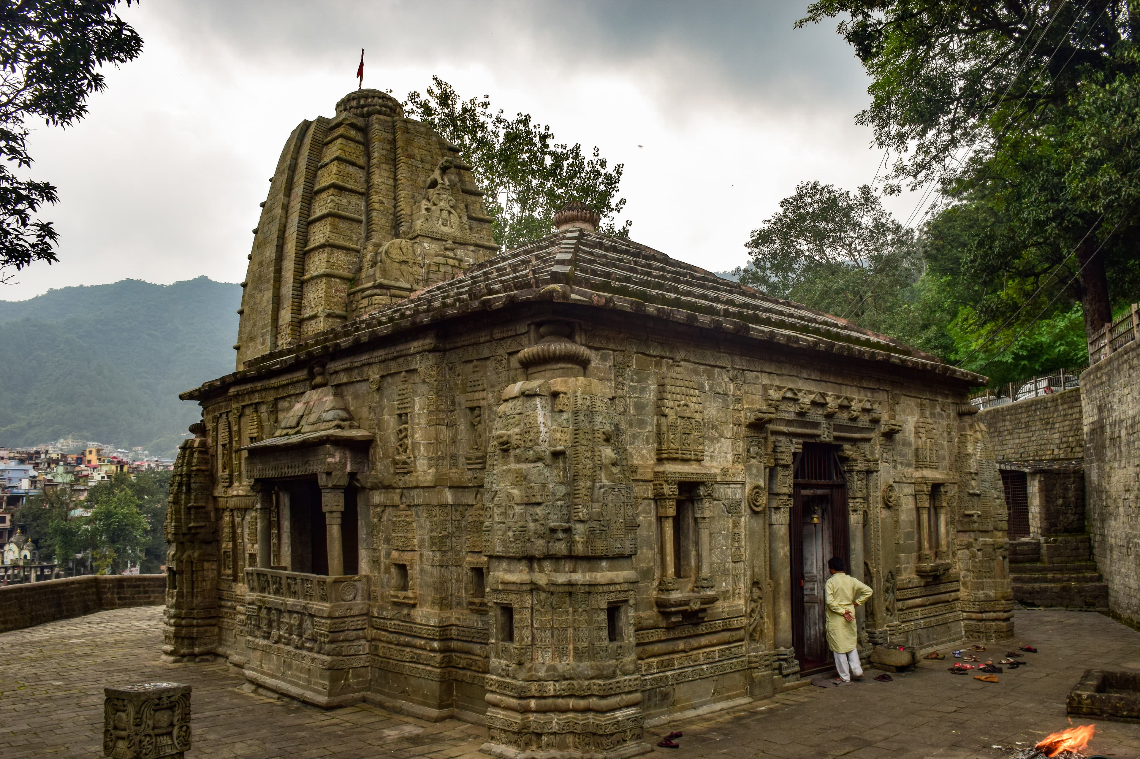 View of Trilokanth Temple