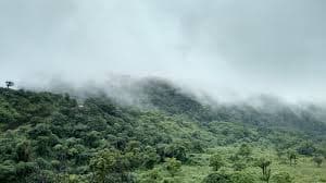 View of Baba Budangiri from Mullayanagiri