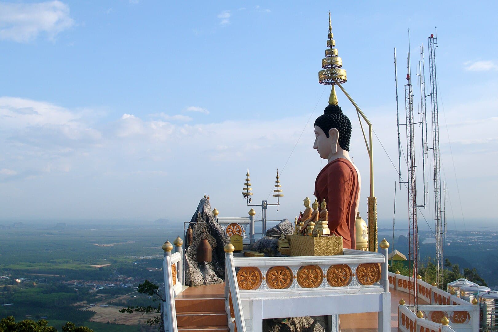 Buddha Statue on the top