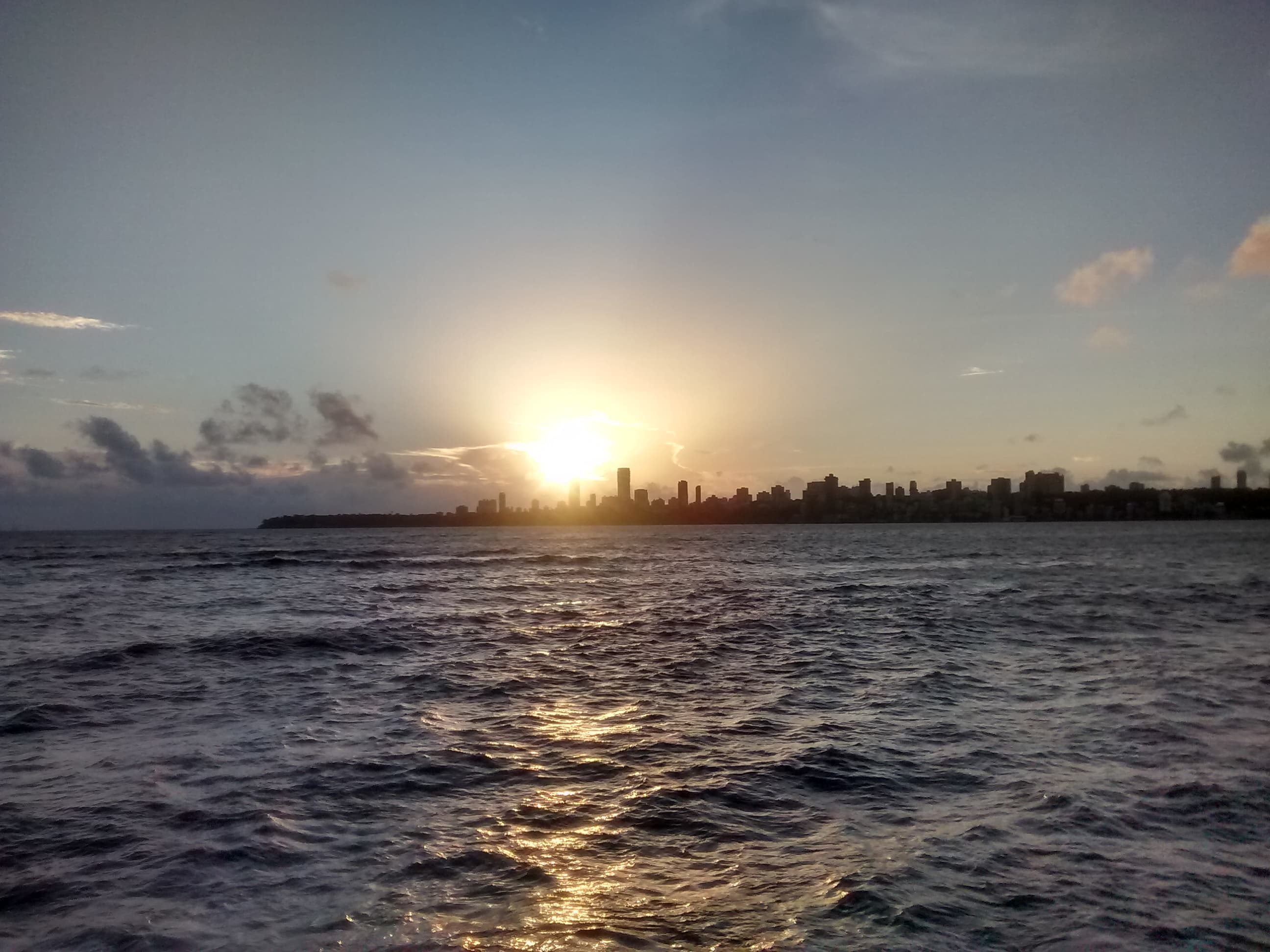 Sunrise view of marine drive