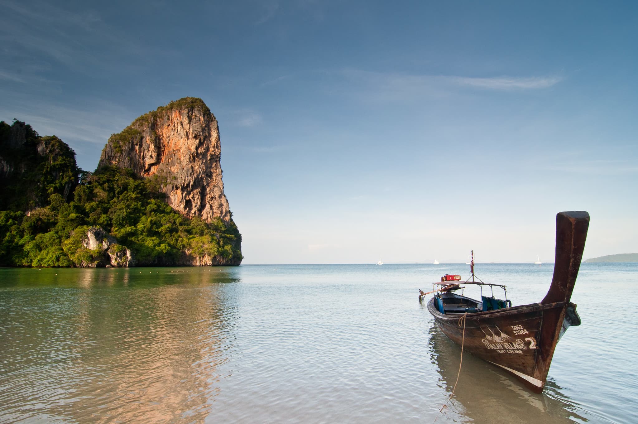 Railay Beach at sunrise