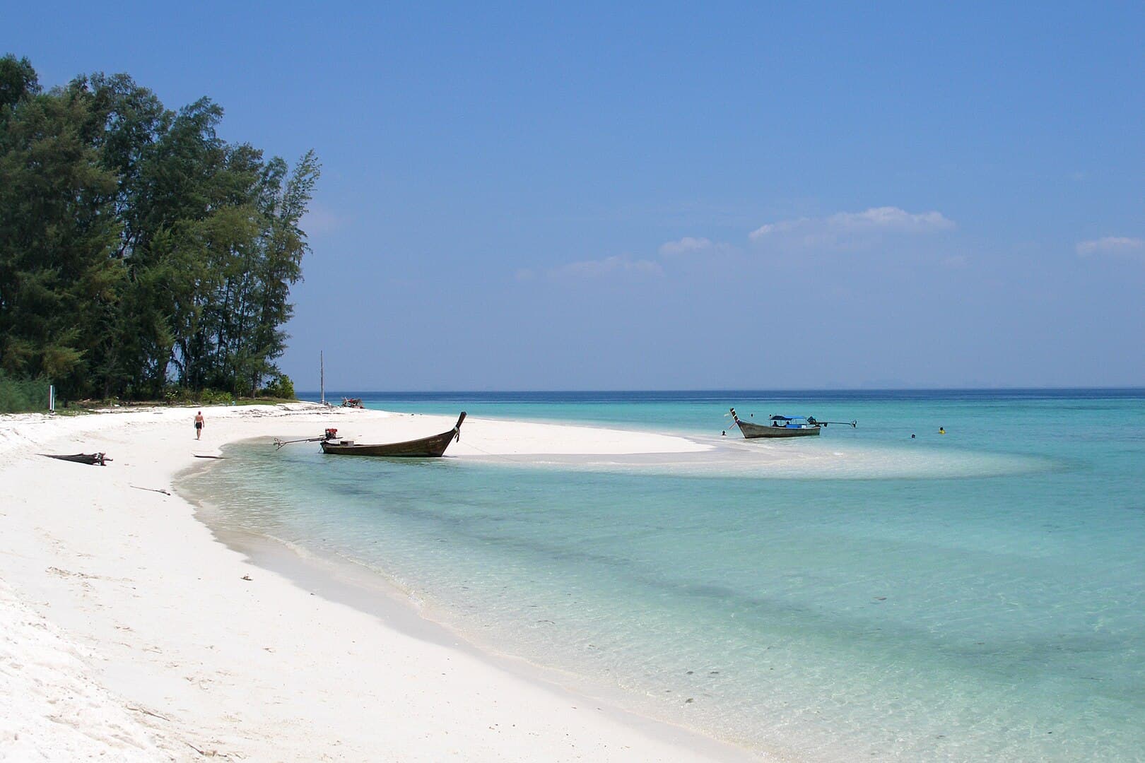 White sand beach