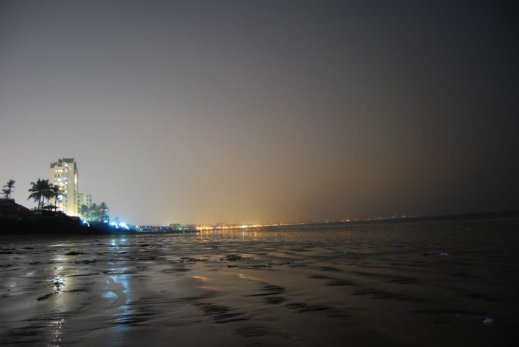 Night-life in Juhu Beach