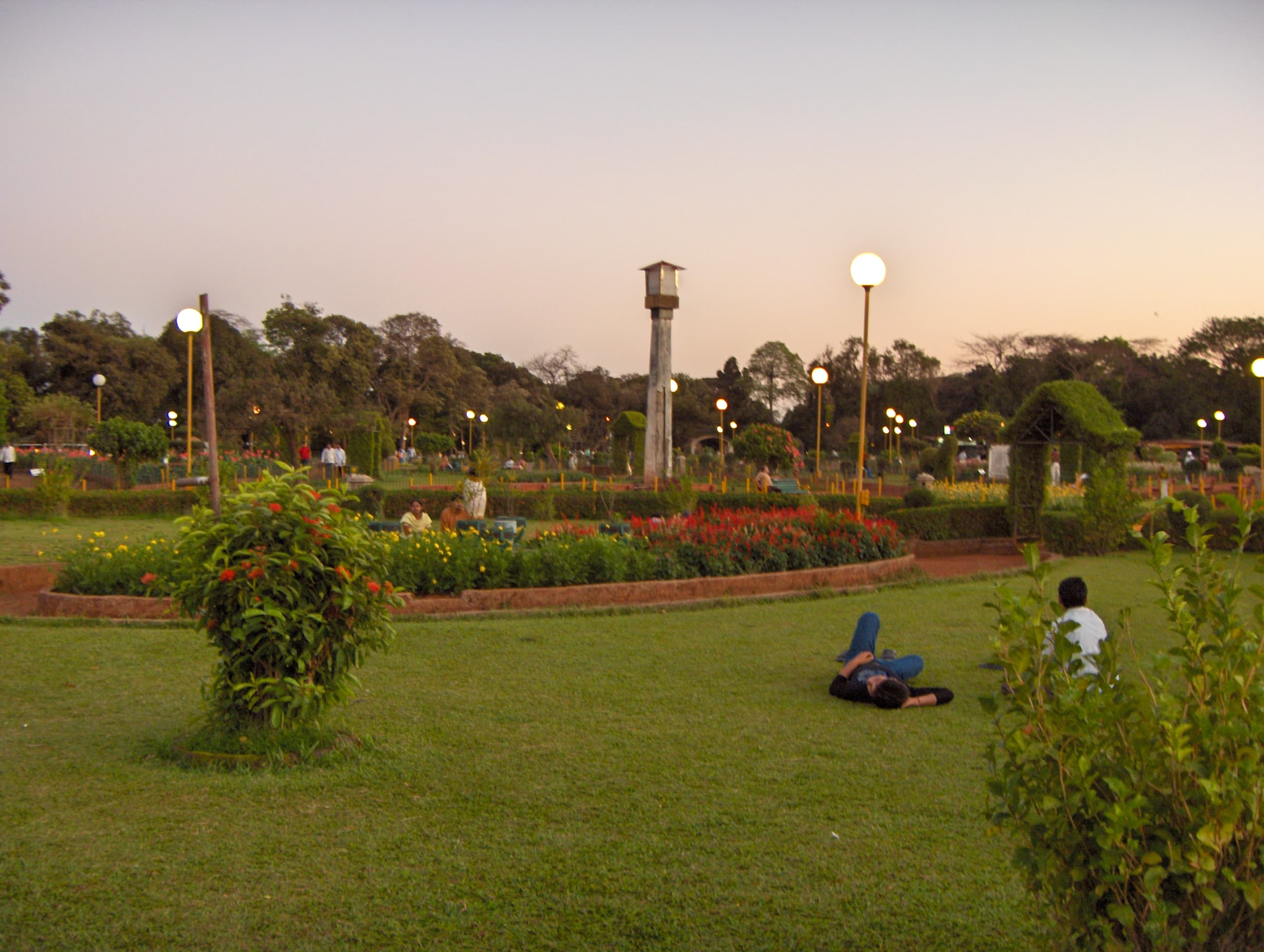 View of Hanging Garden of Mumbai