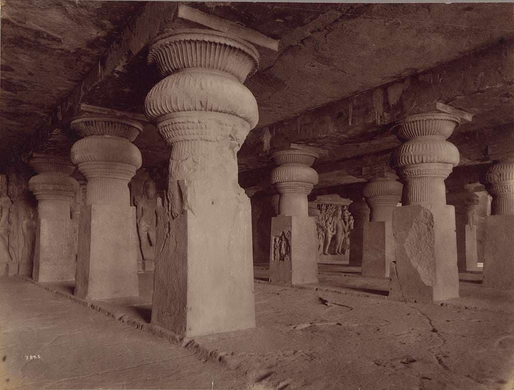 View of Elephanta Caves