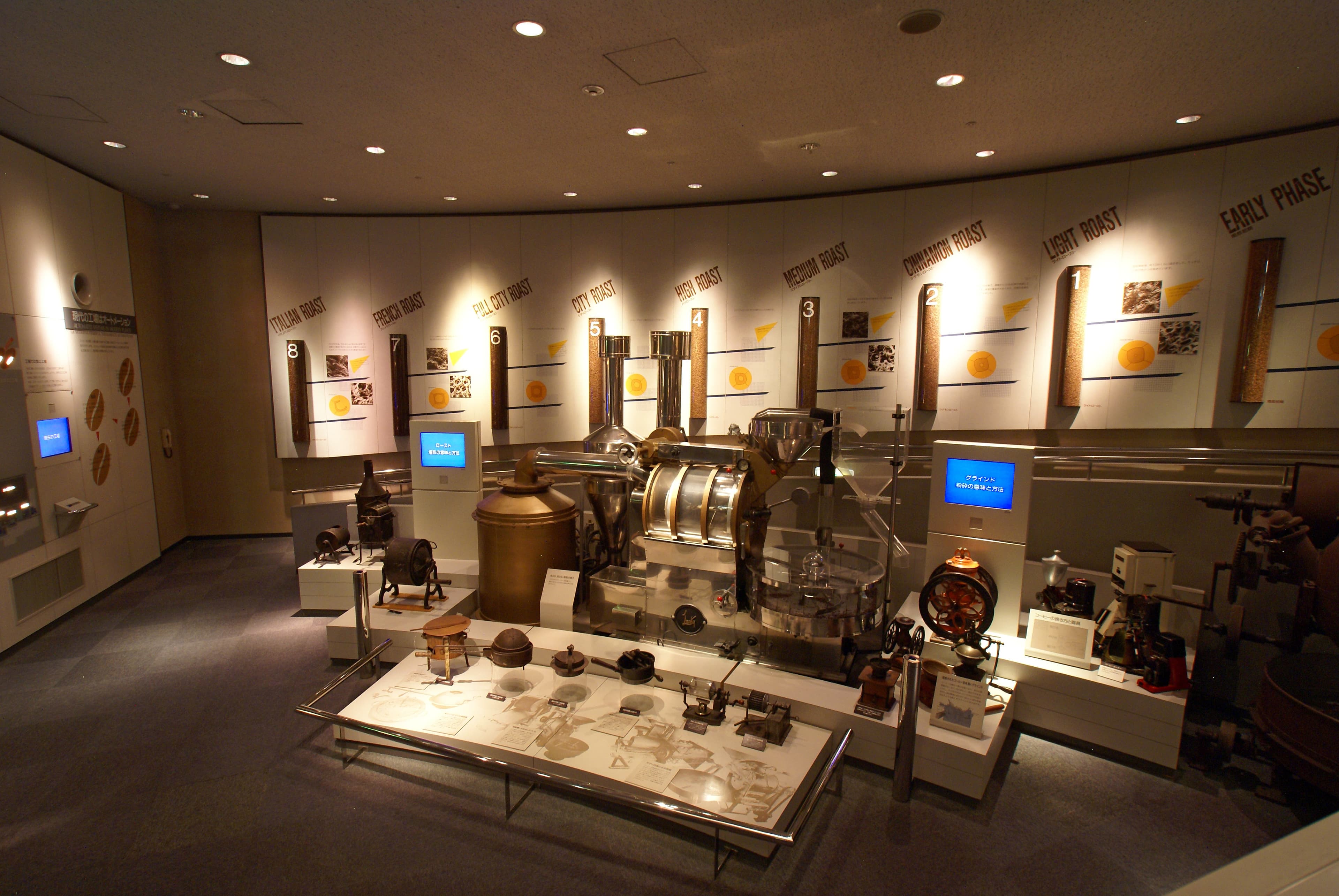 The interior of the Coffee Museum in Chikmagalur