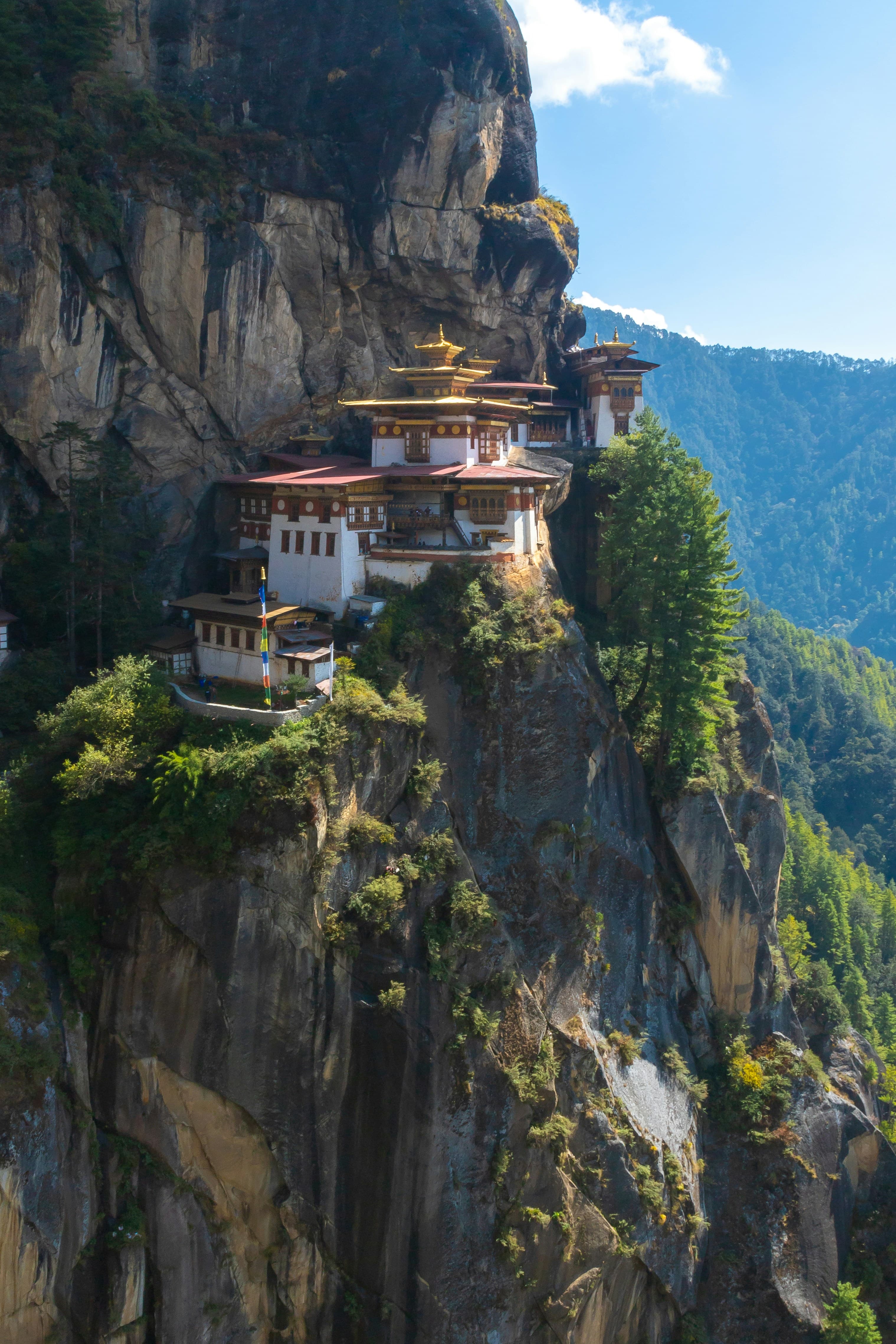 Paro Taktsang from a far view