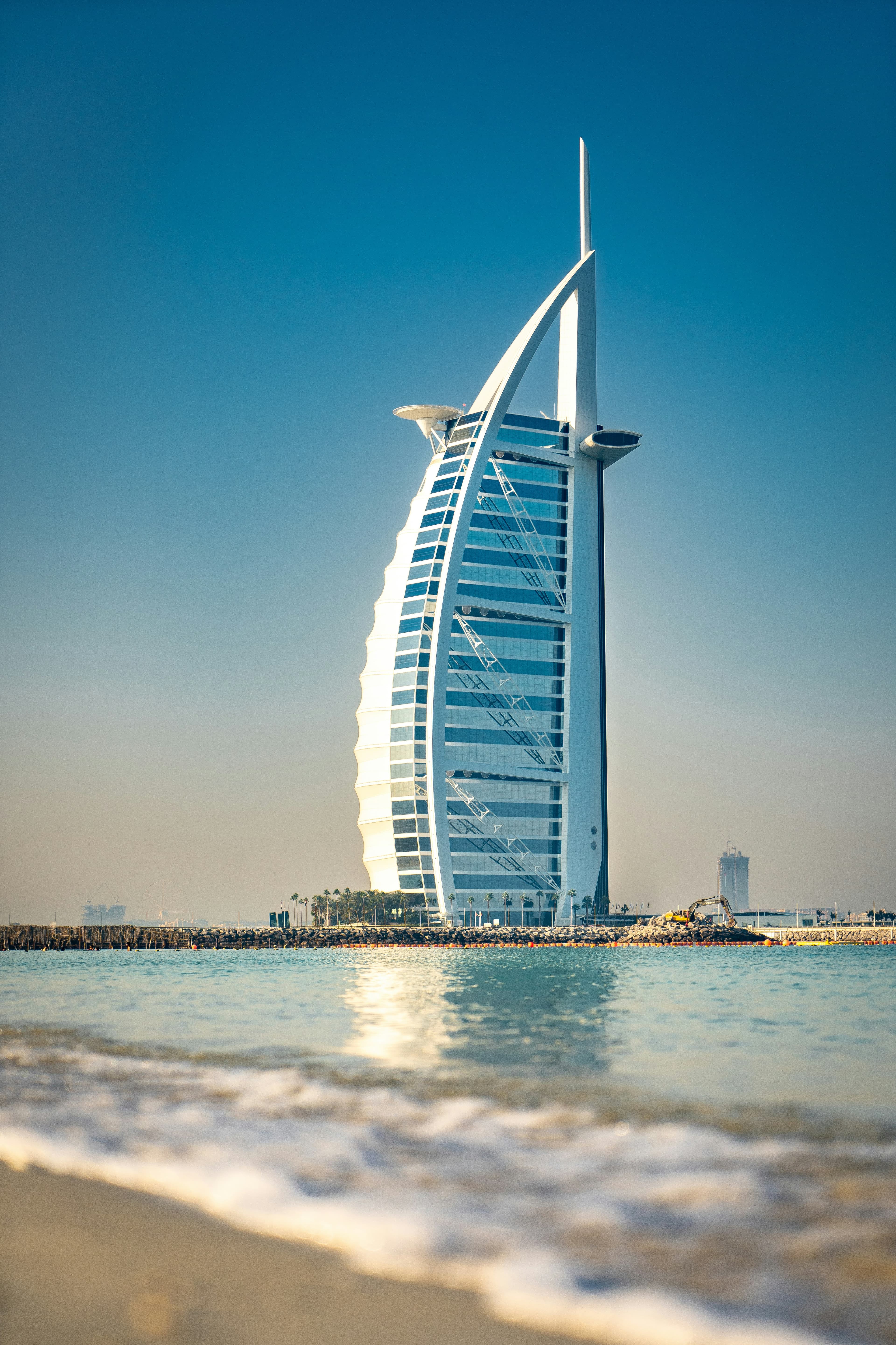 Beach view of Burj Al Arab