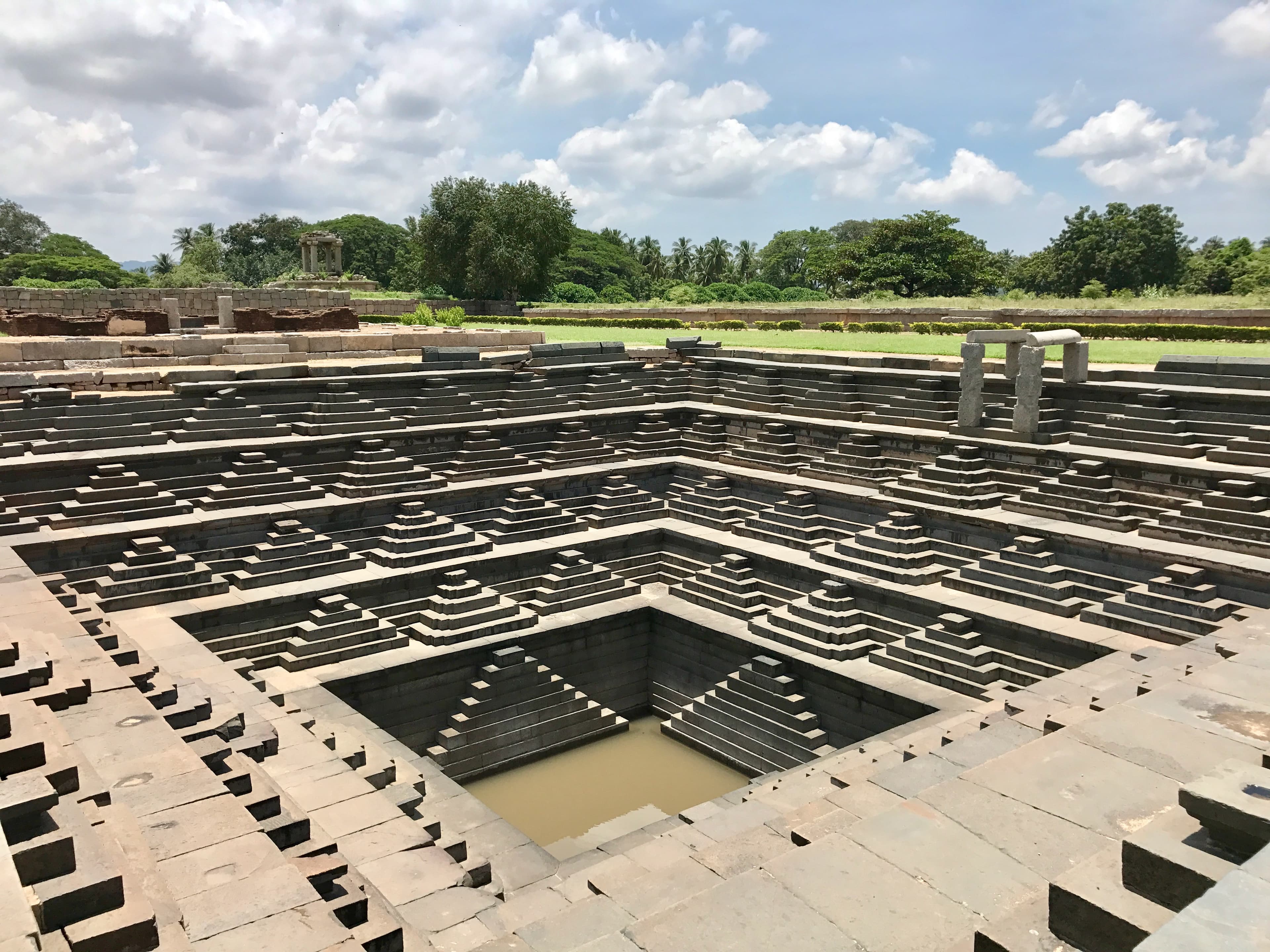 Stepped well in Hampi