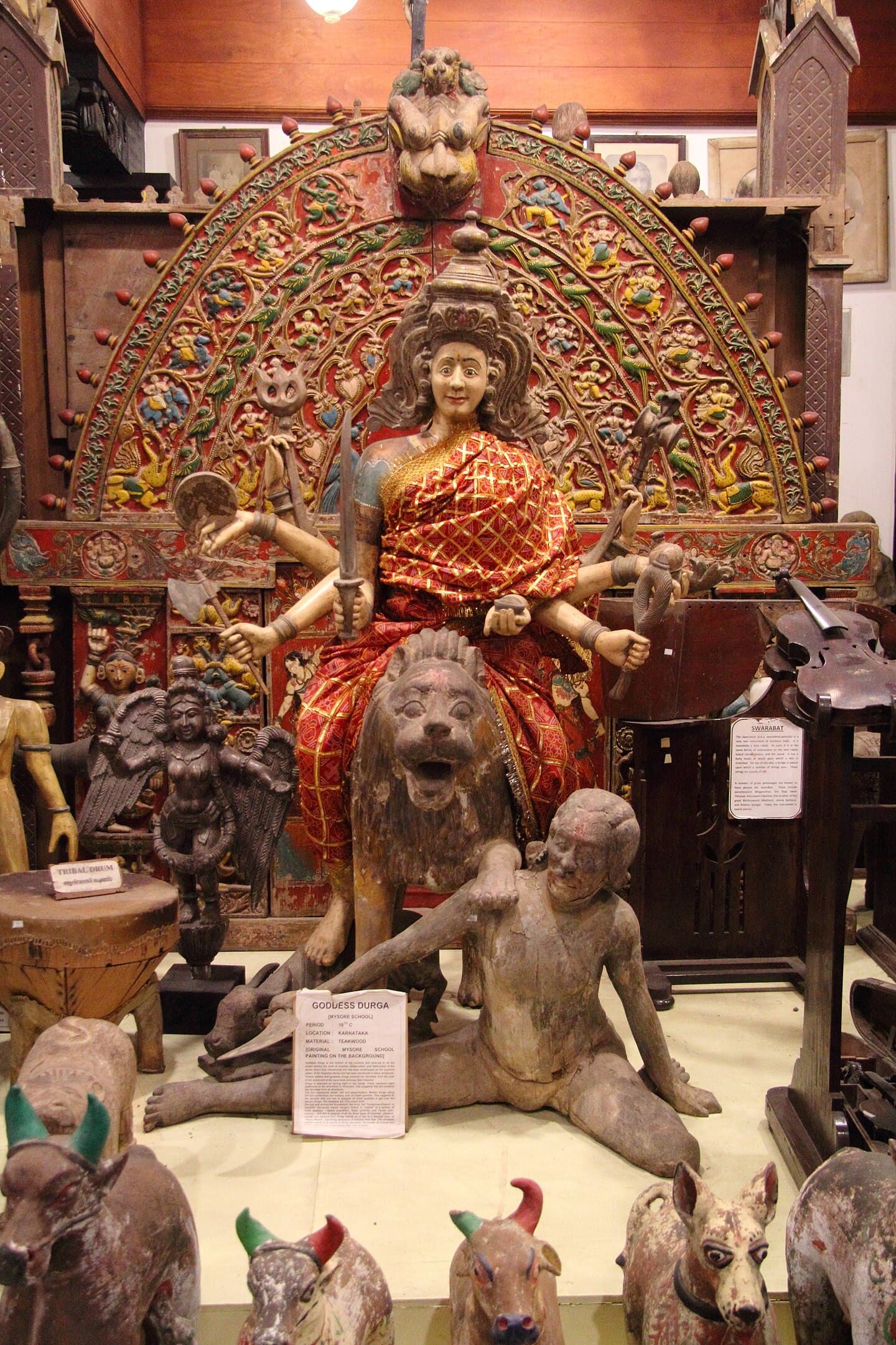 Statue at Kerala Folklore Museum