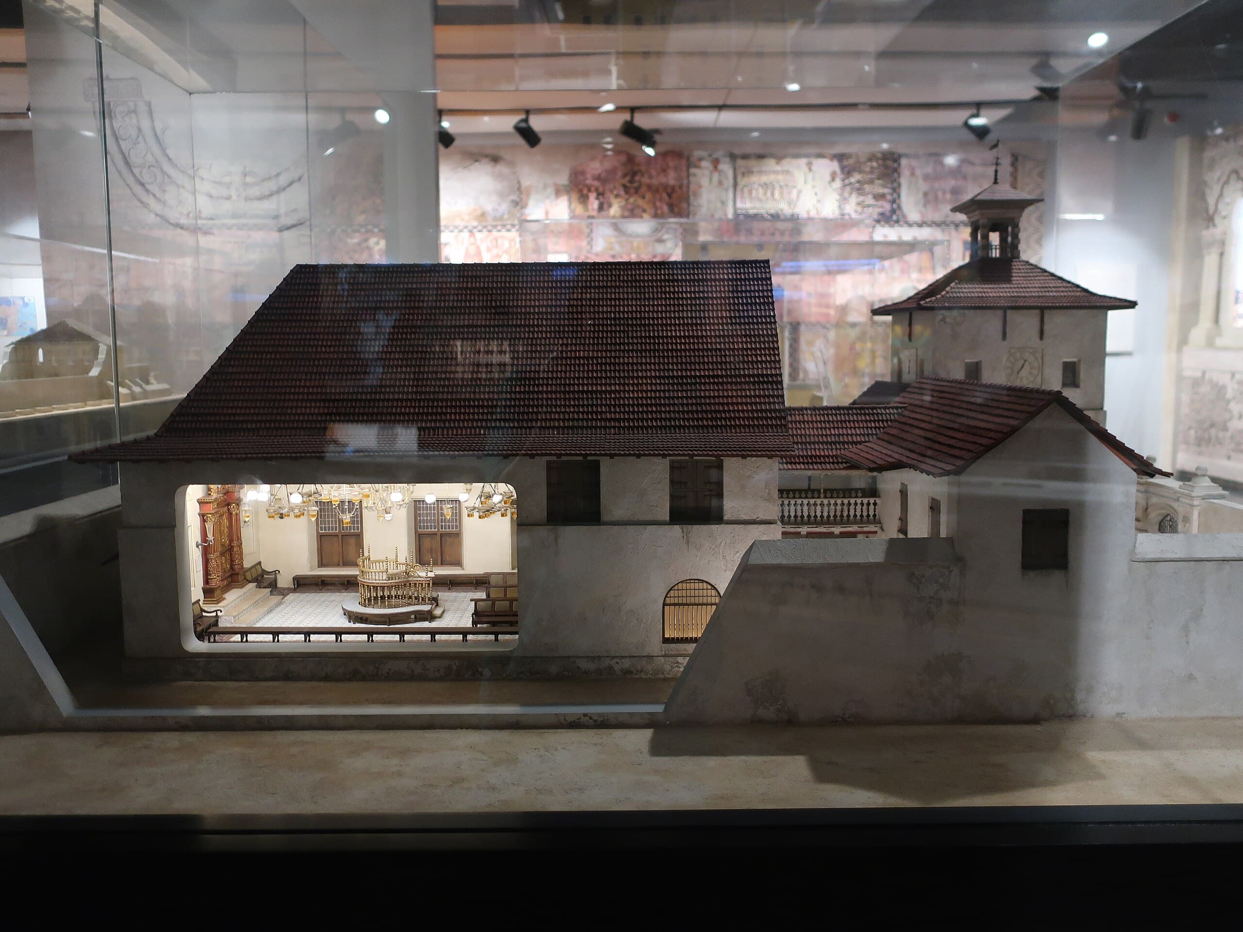 Paradesi Synagogue miniature model