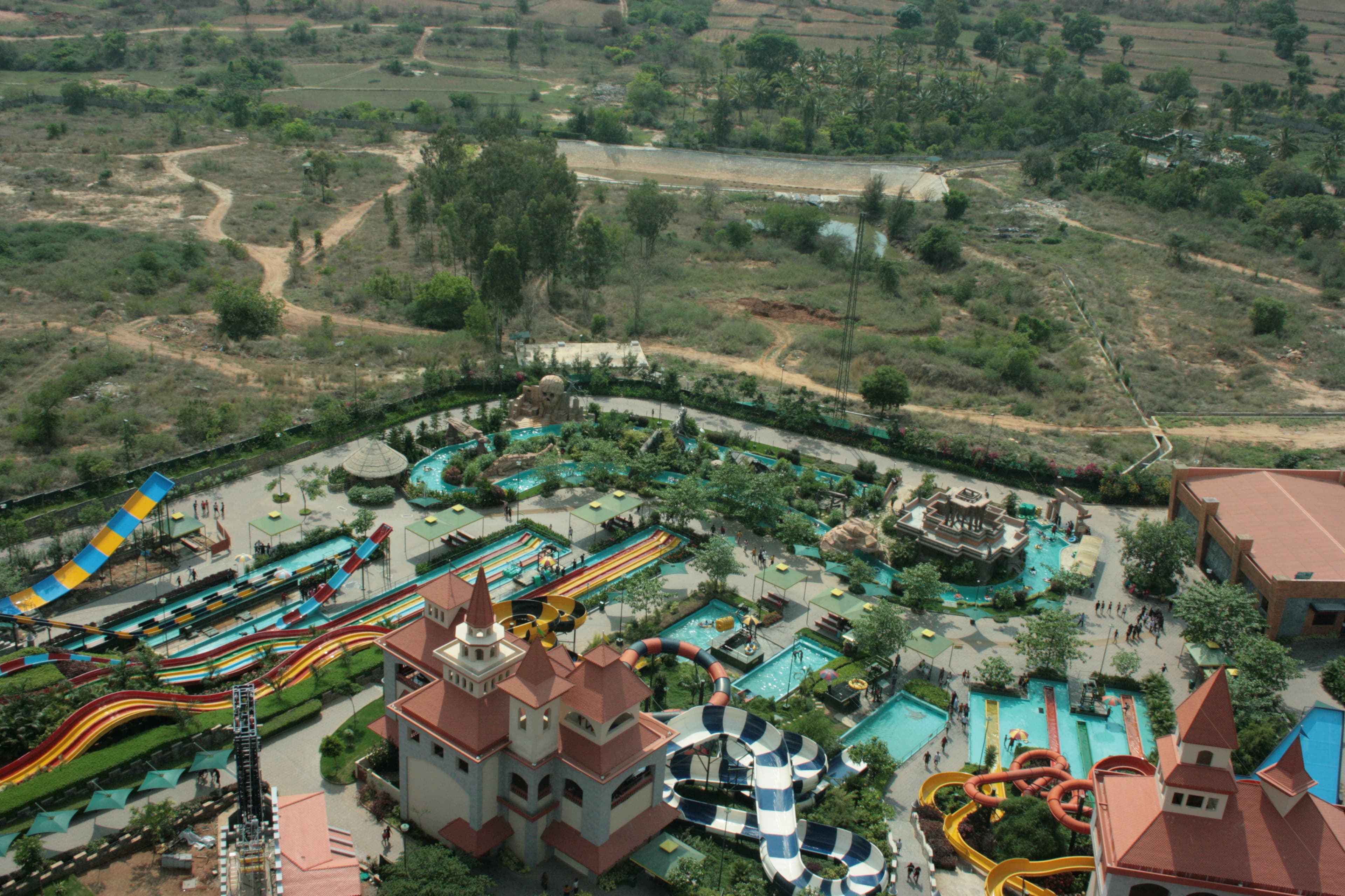 Wonderla Ariel view