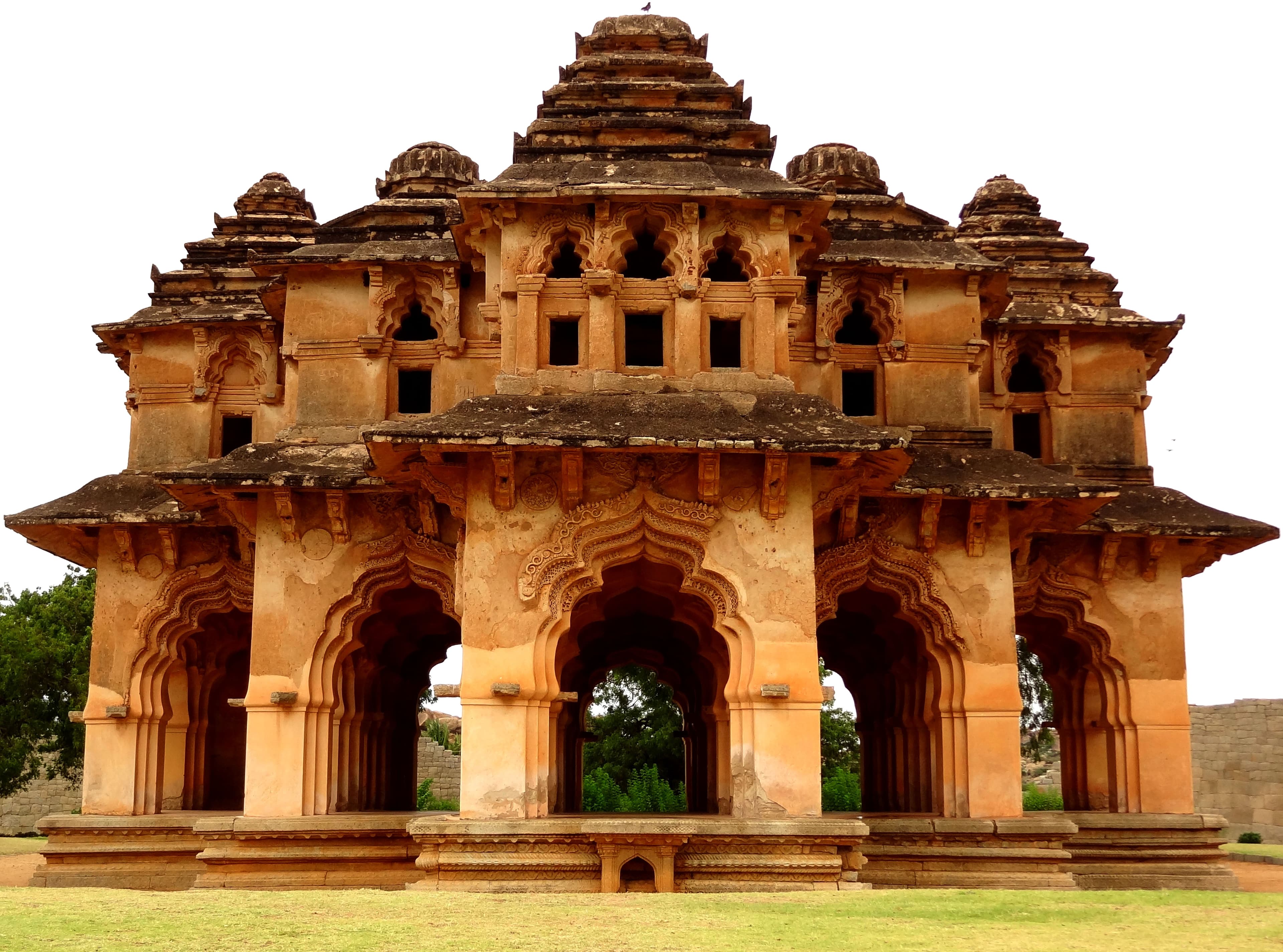 Front View of Lotus Mahal