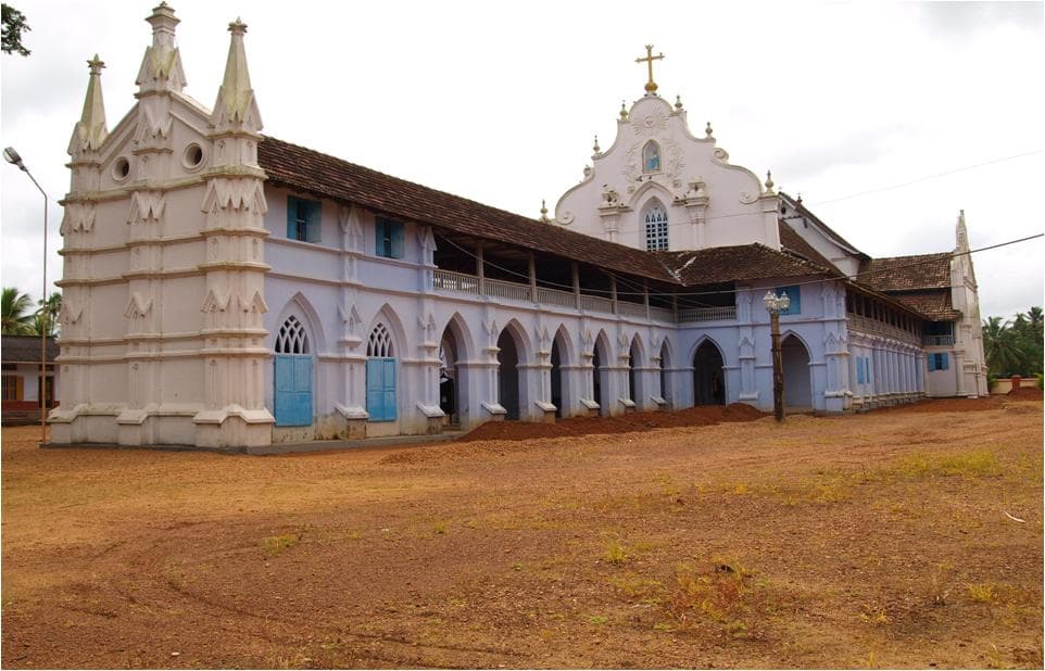 Other side view of St. Mary's Forane Church