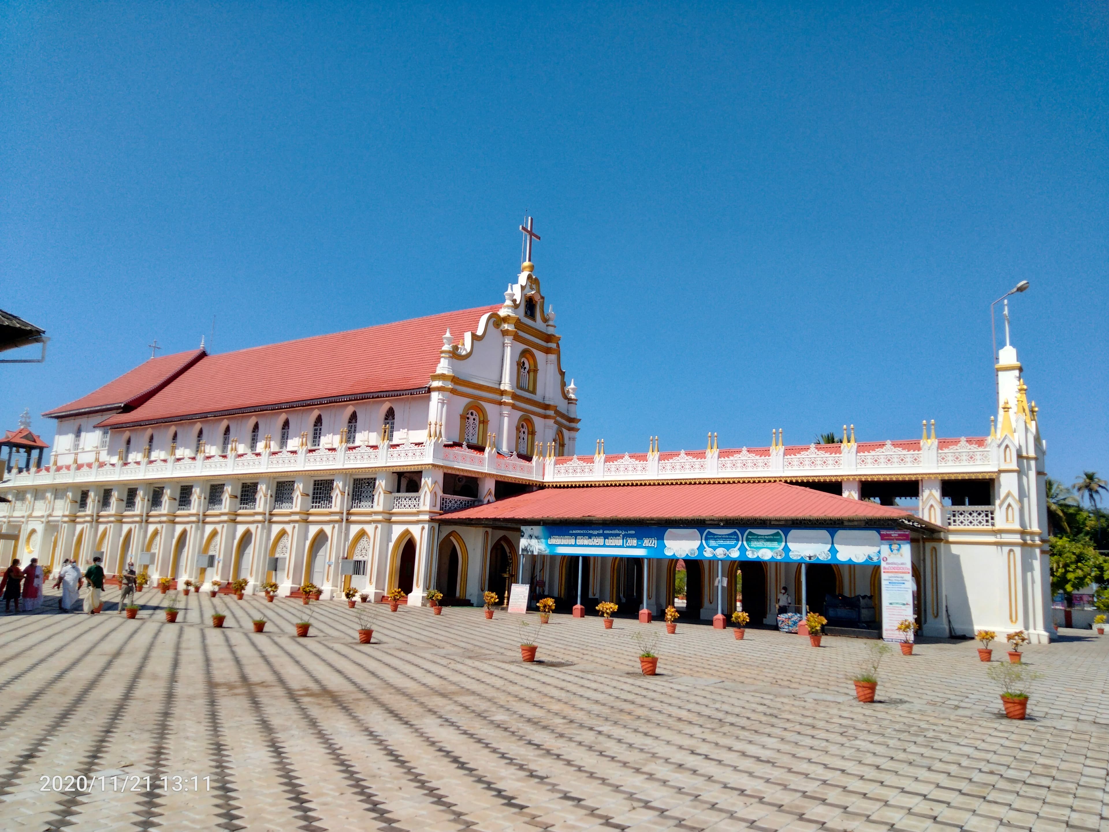 Outside View of Edathua Church 