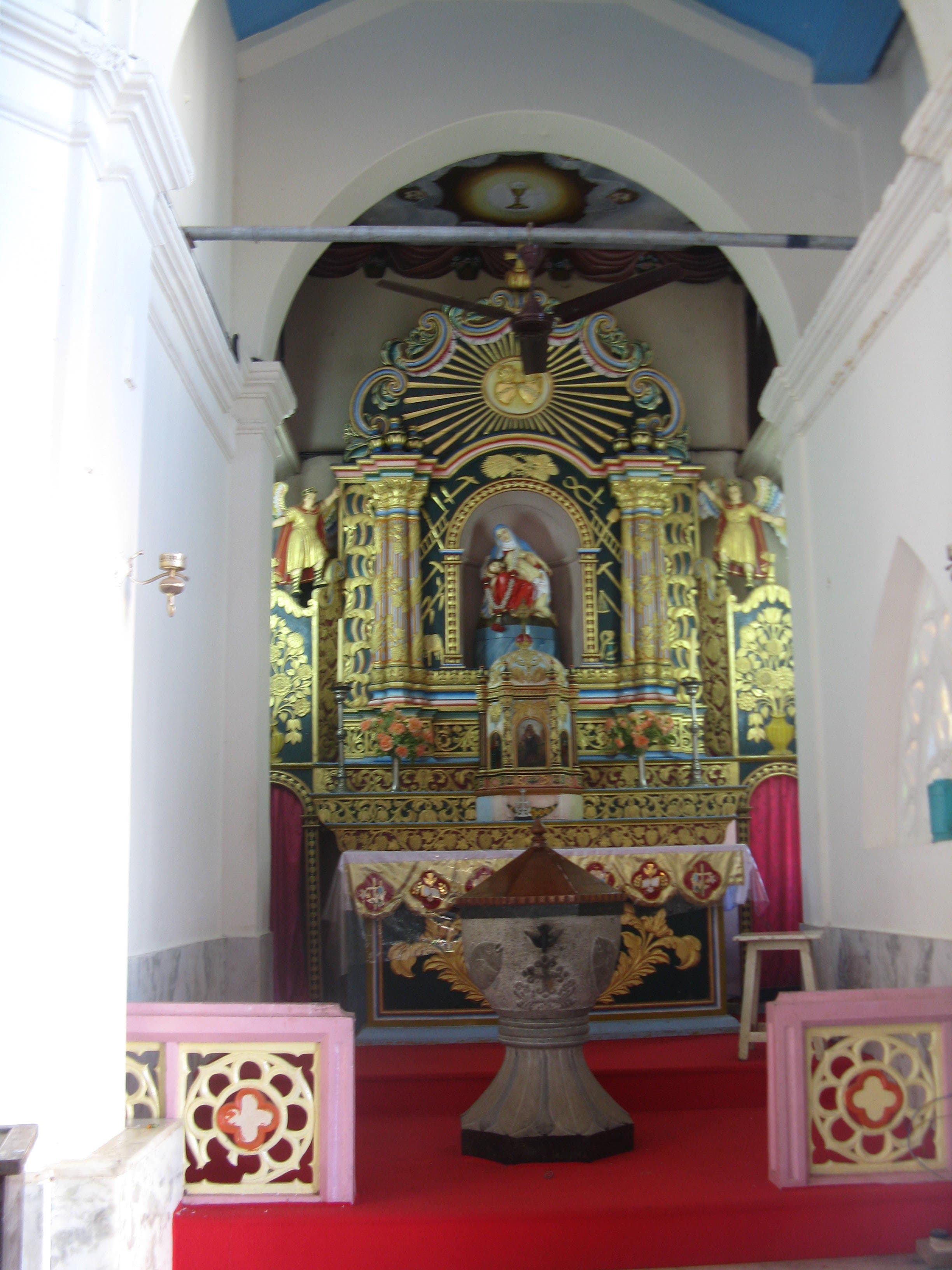 Inside view of Edathua Church